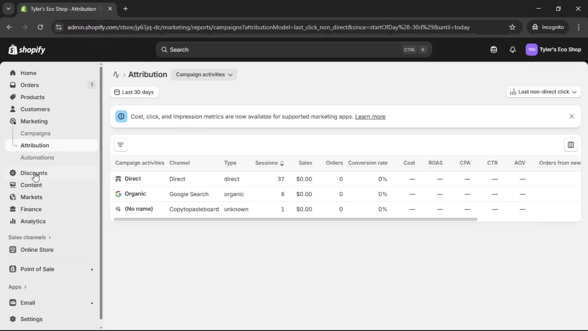 General browsing screenshot