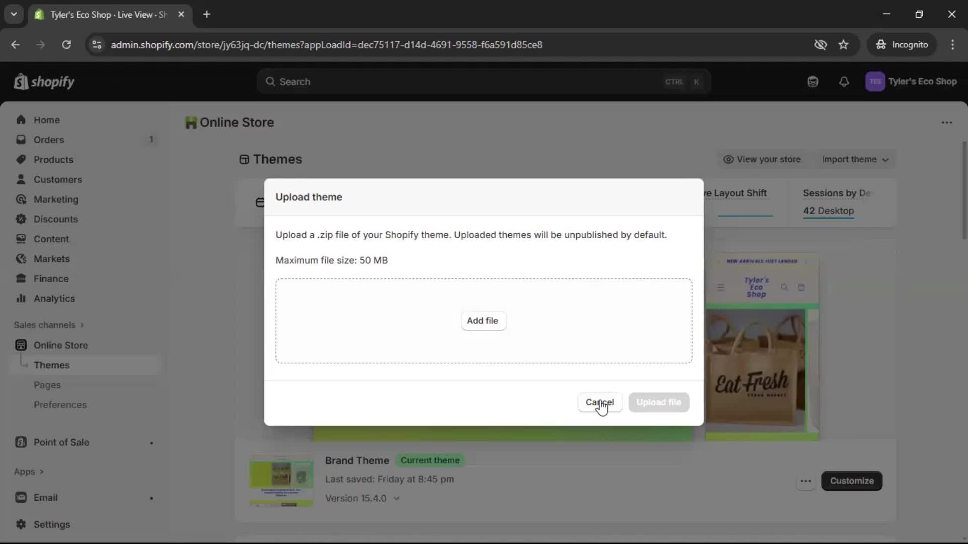 General browsing screenshot
