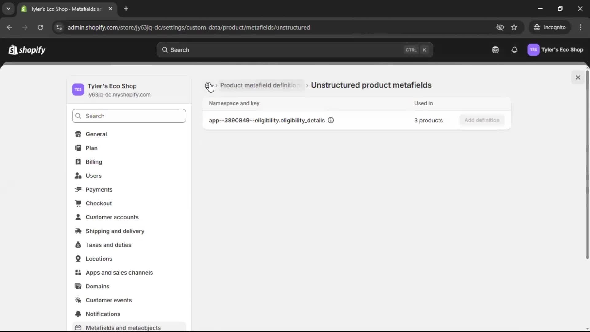 General browsing screenshot