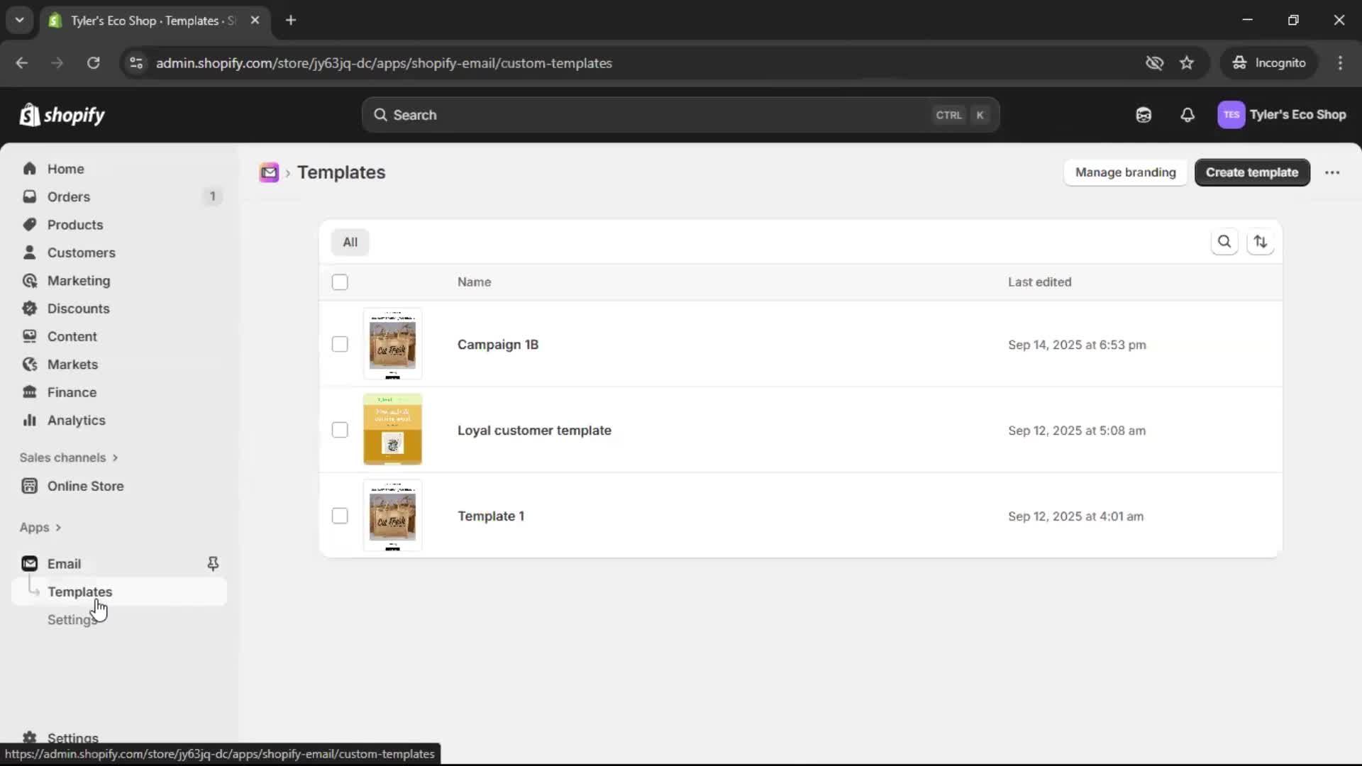 General browsing screenshot