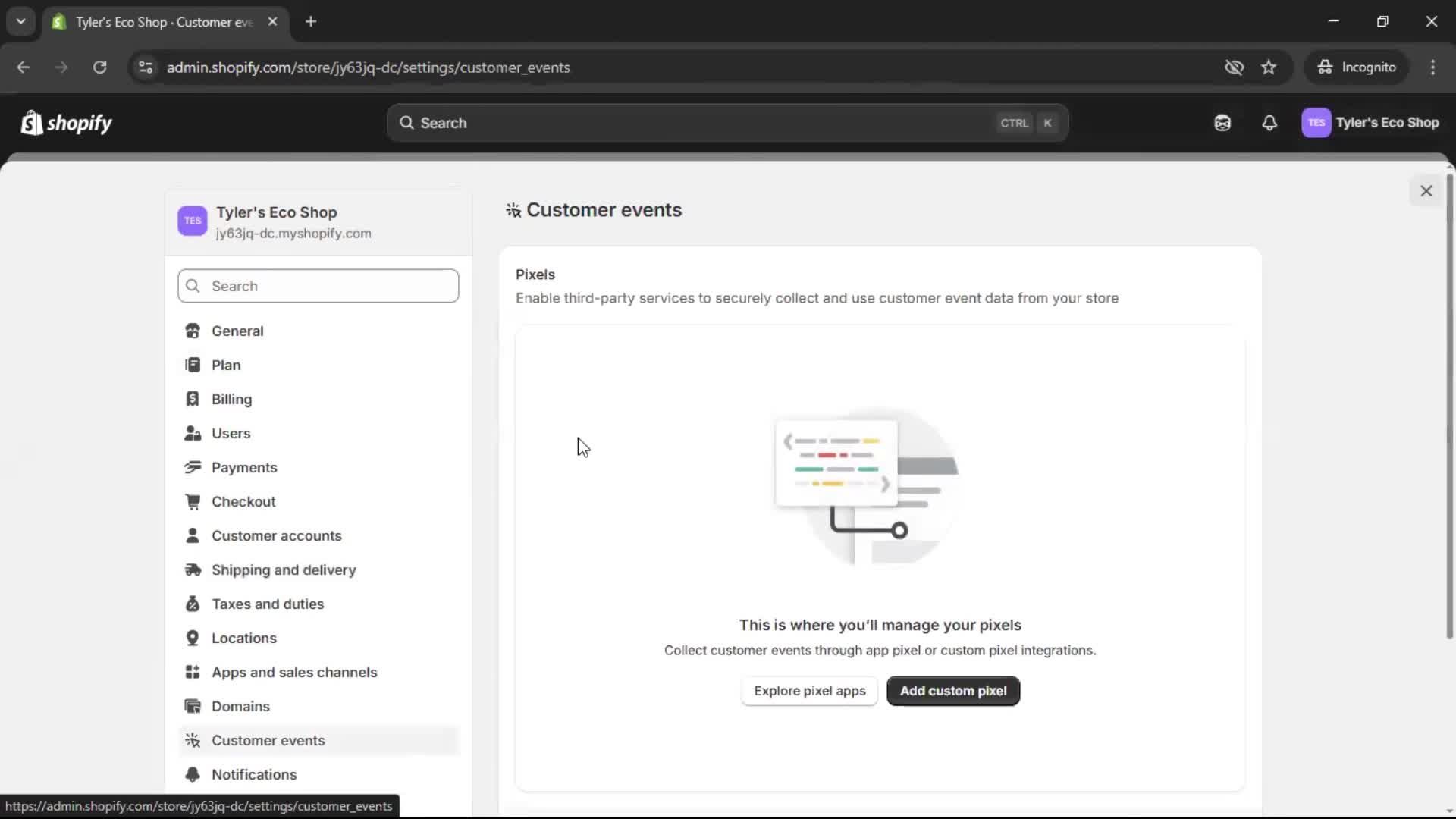 General browsing screenshot
