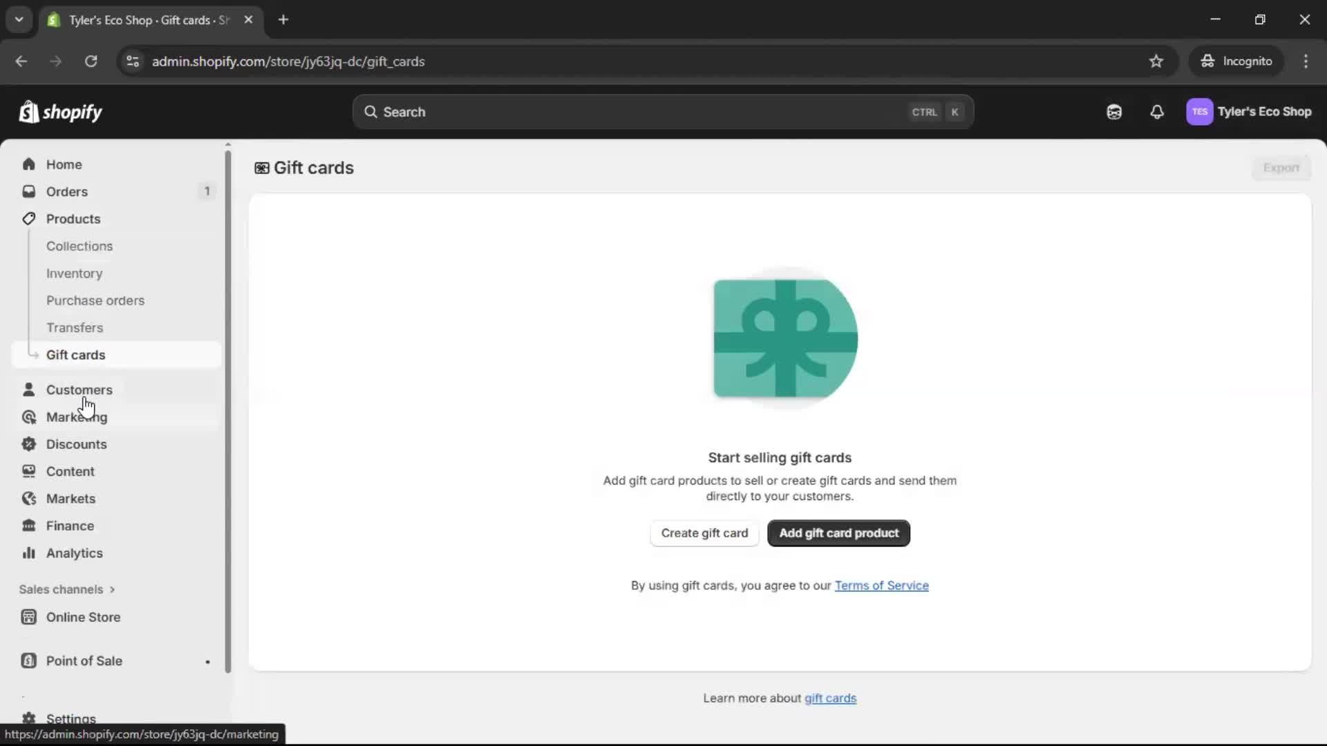 General browsing screenshot