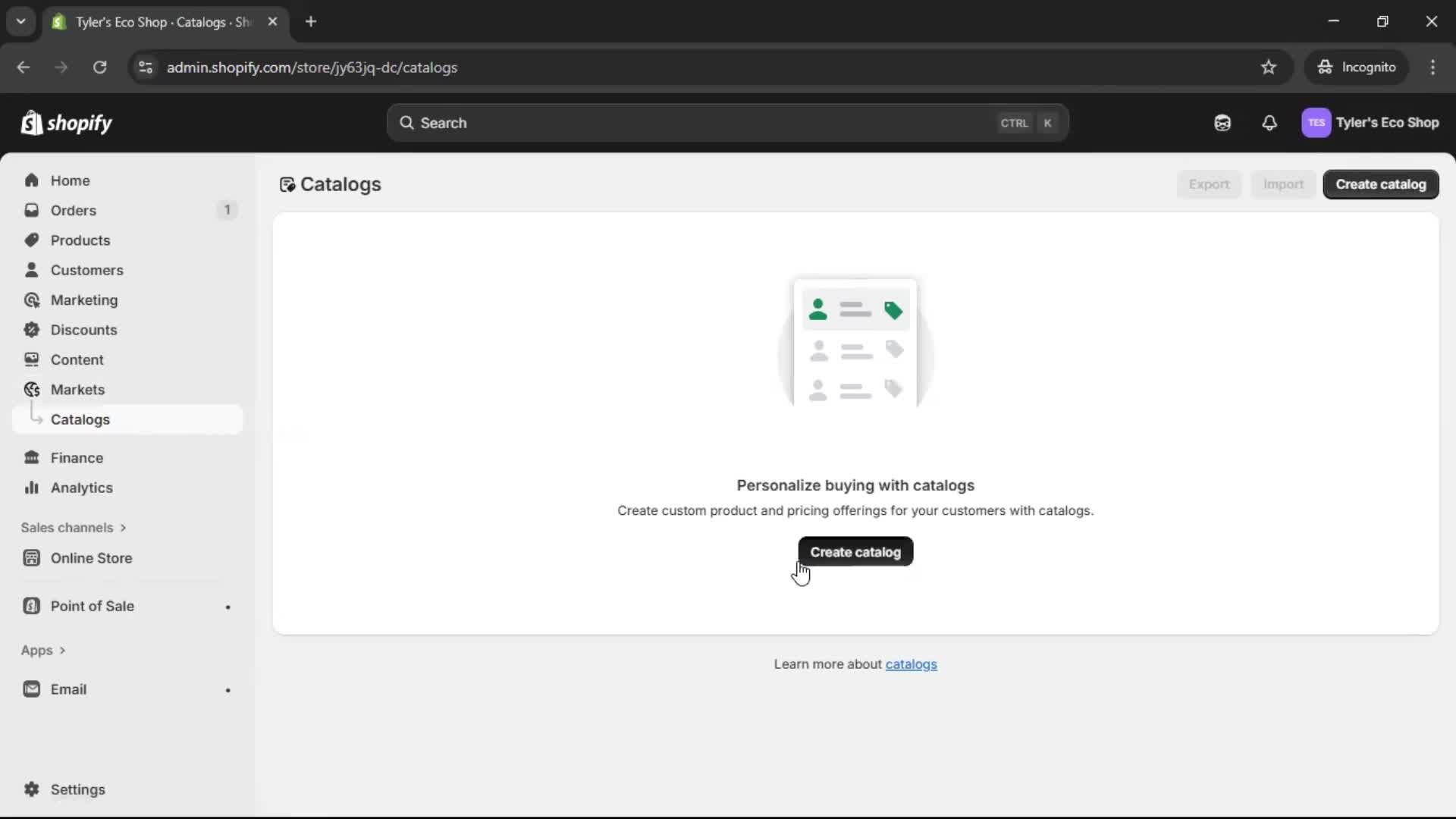 General browsing screenshot