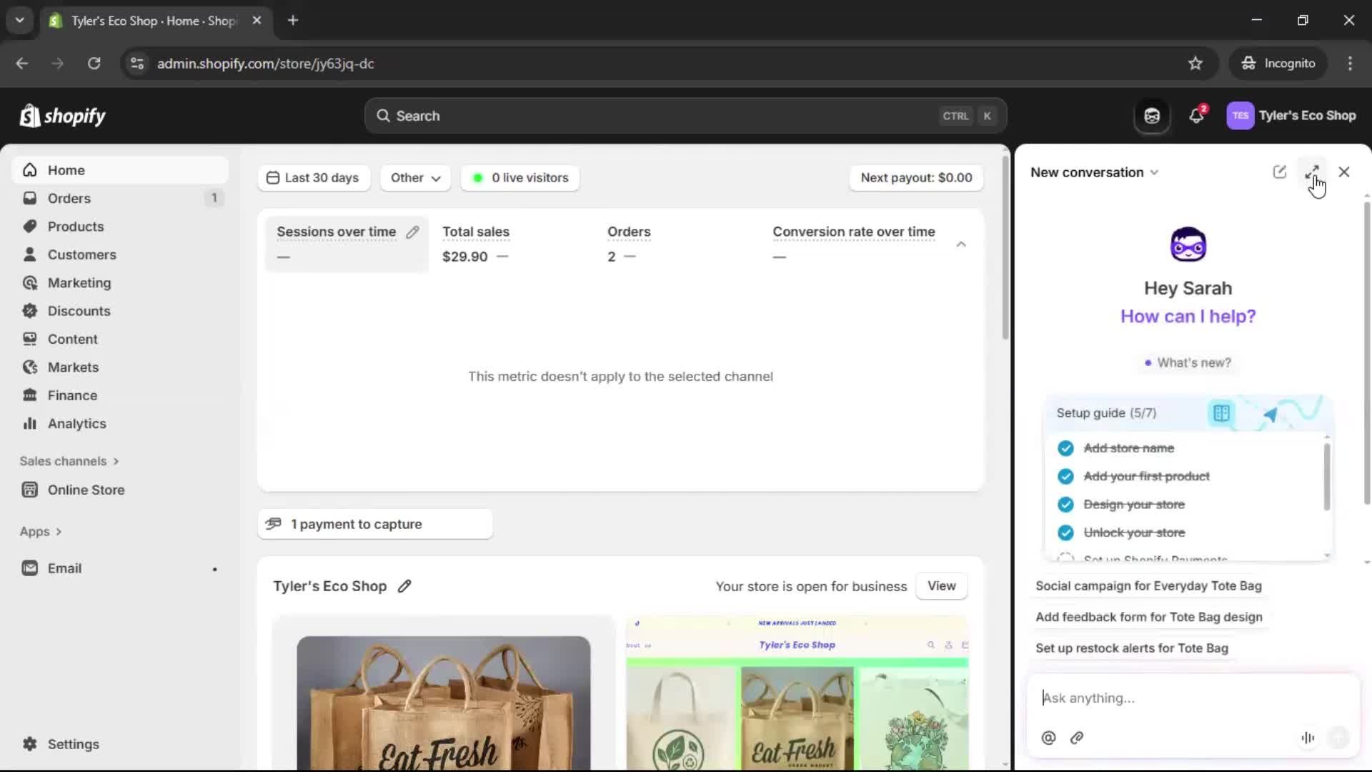 General browsing screenshot