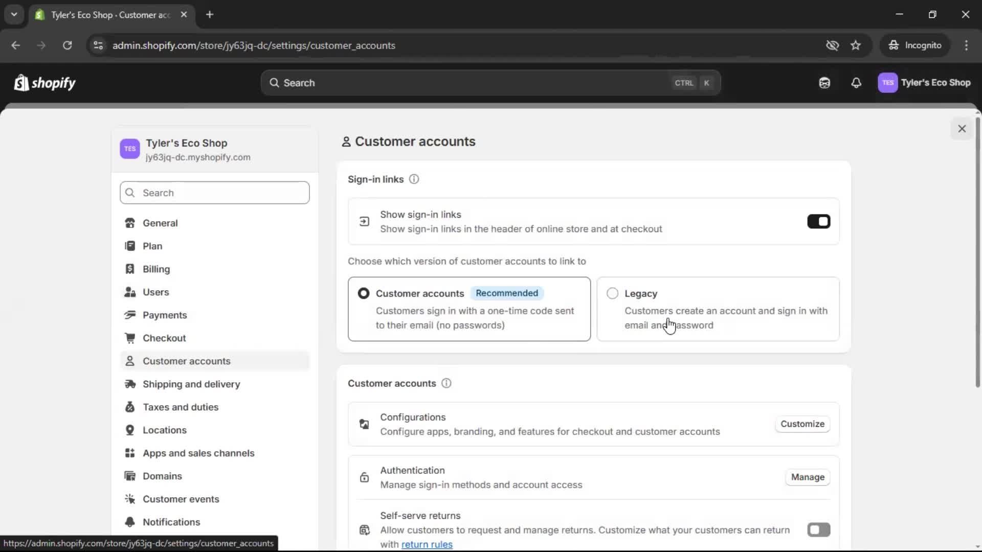 General browsing on Shopify video thumbnail
