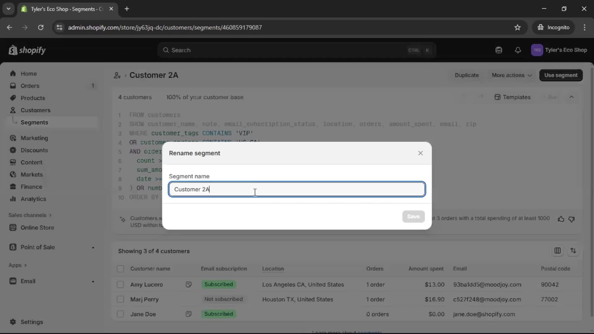 General browsing screenshot