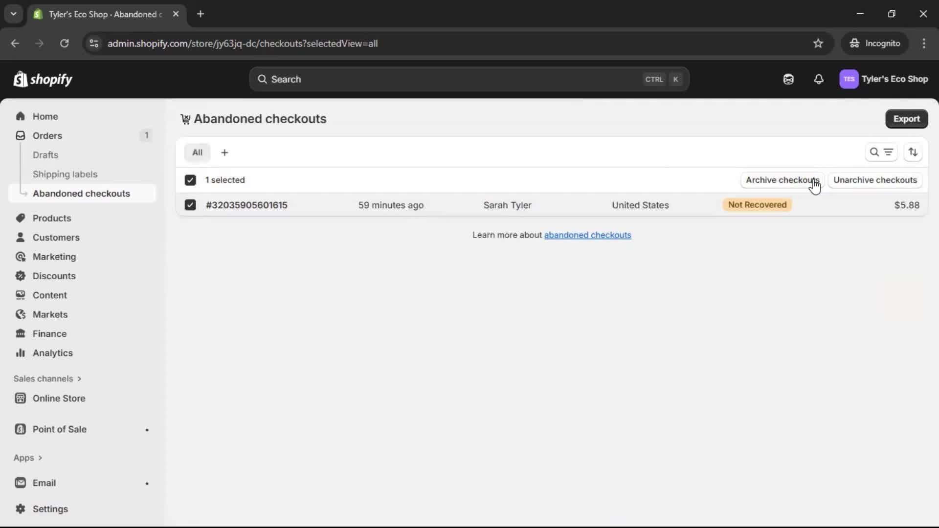 General browsing screenshot