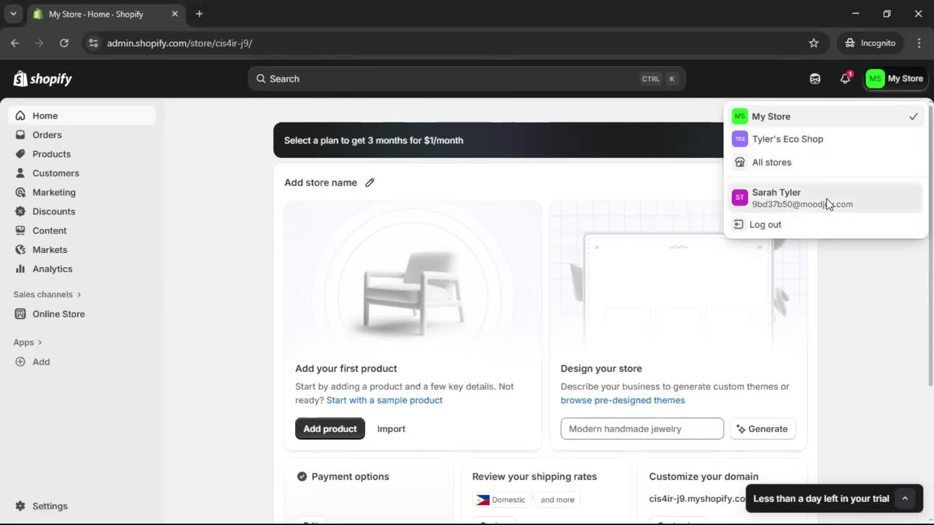 General browsing on Shopify video thumbnail