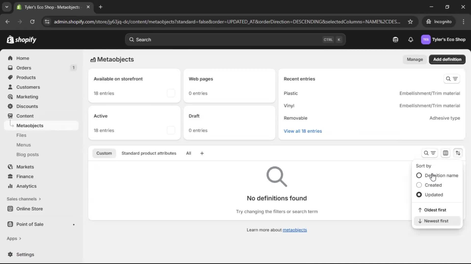 General browsing screenshot