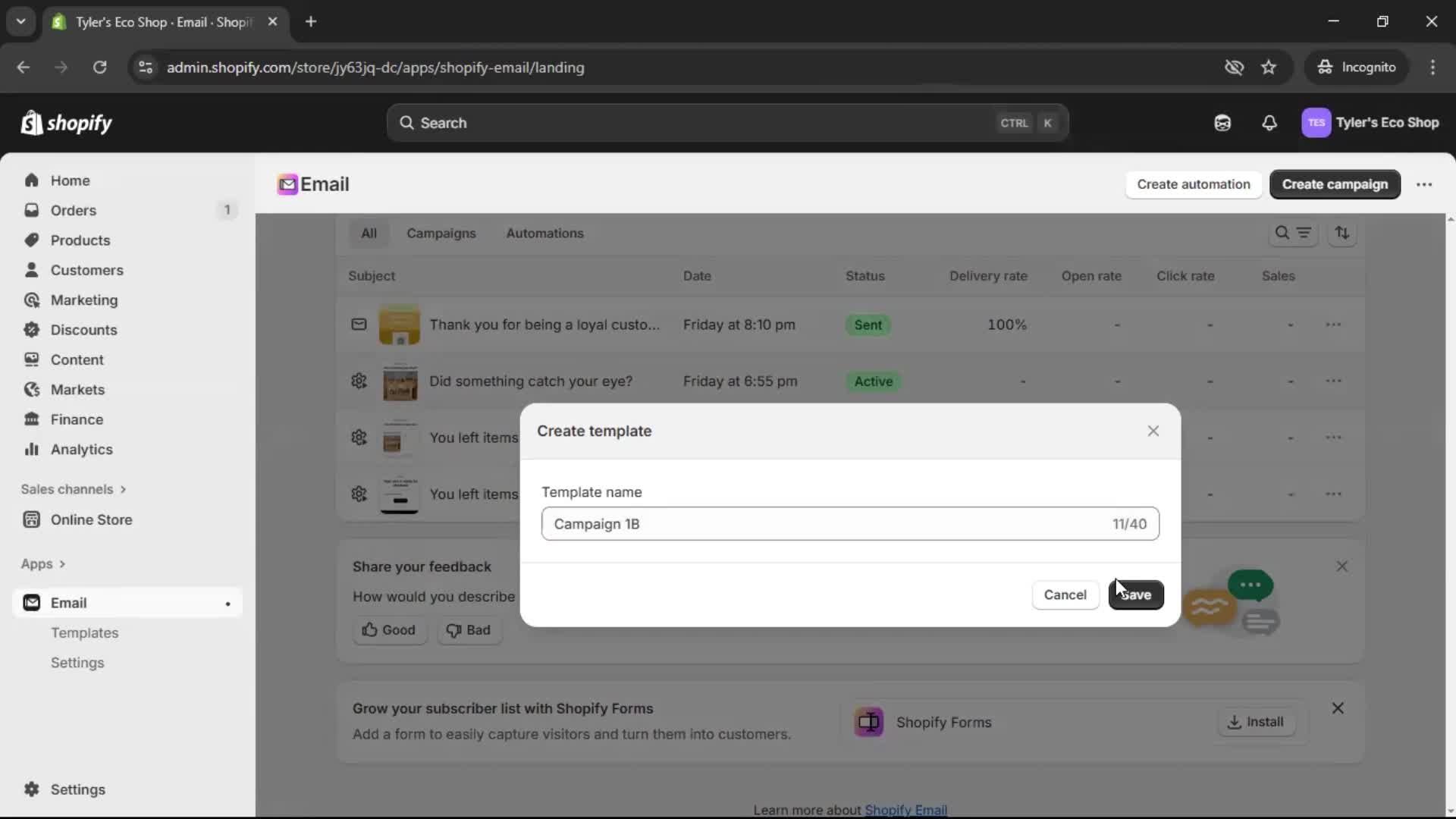 General browsing screenshot