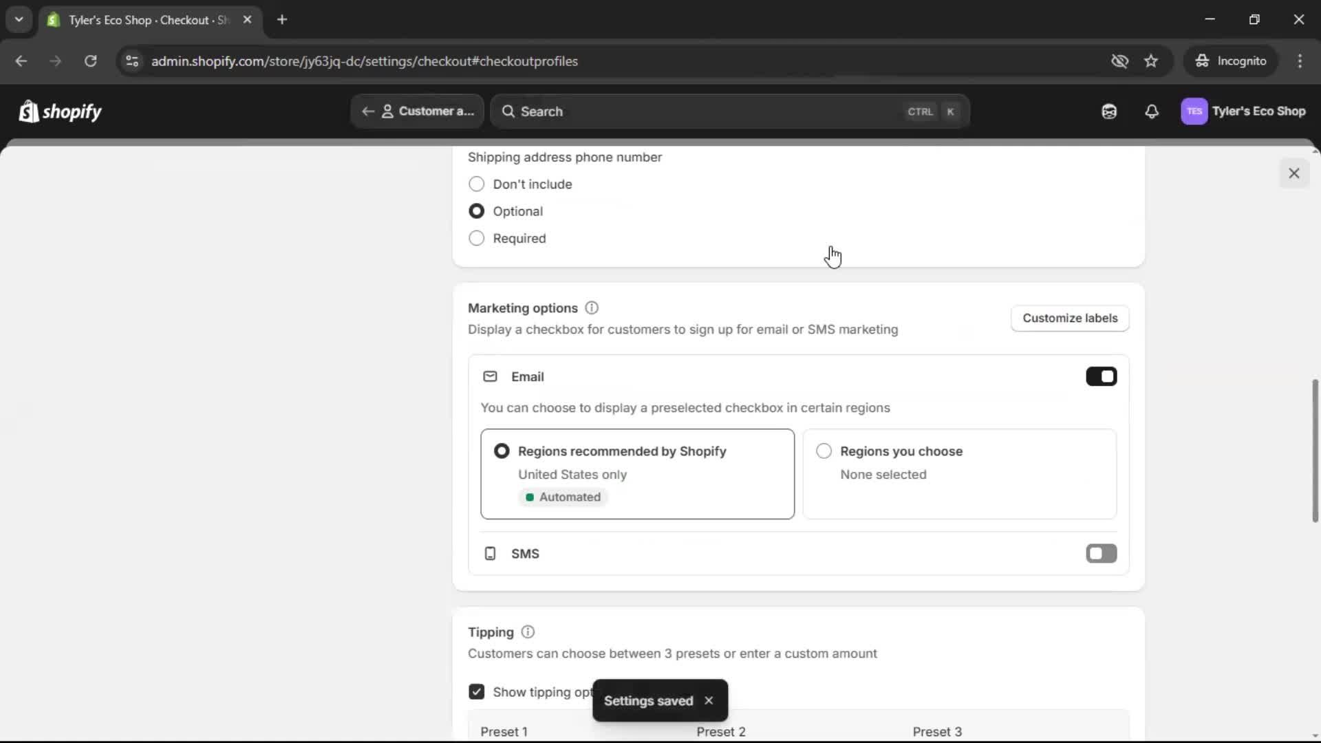 General browsing screenshot