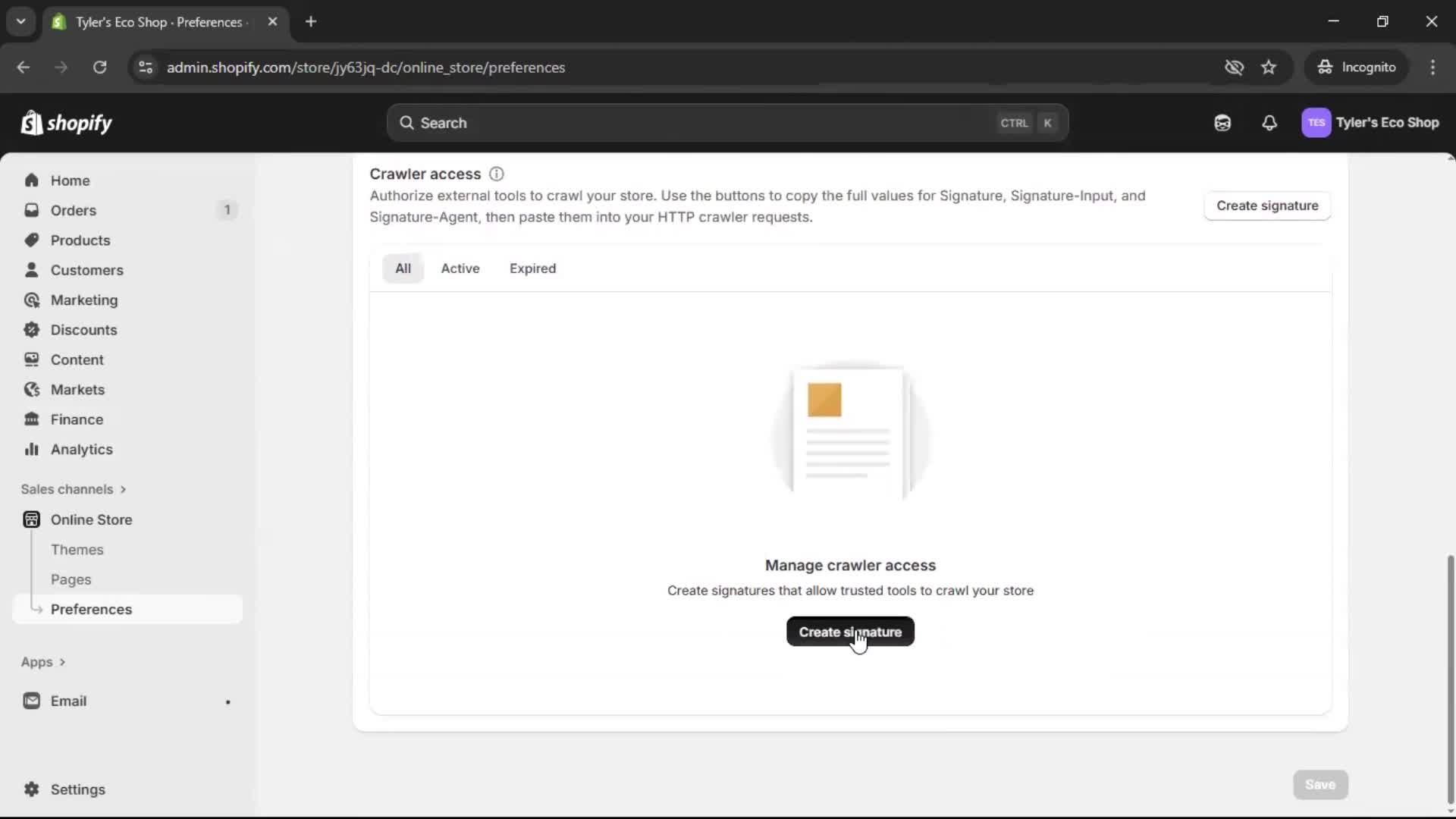 General browsing screenshot