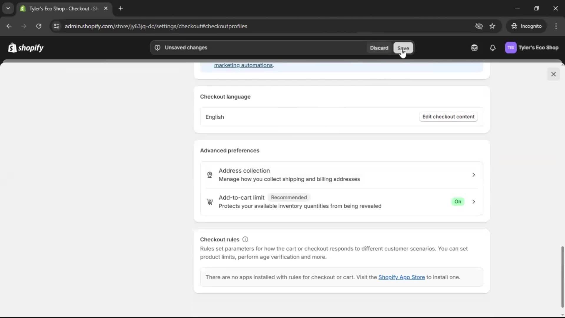 General browsing screenshot
