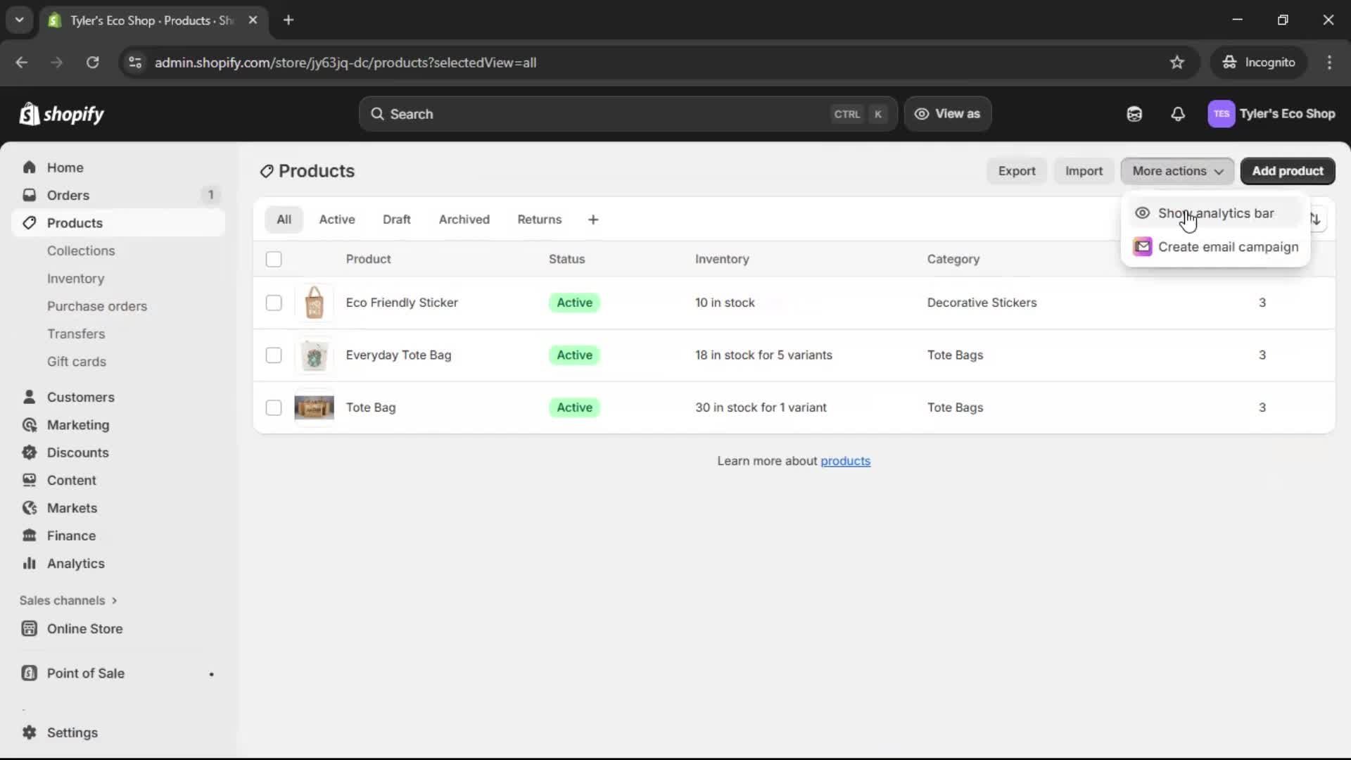 General browsing on Shopify video thumbnail