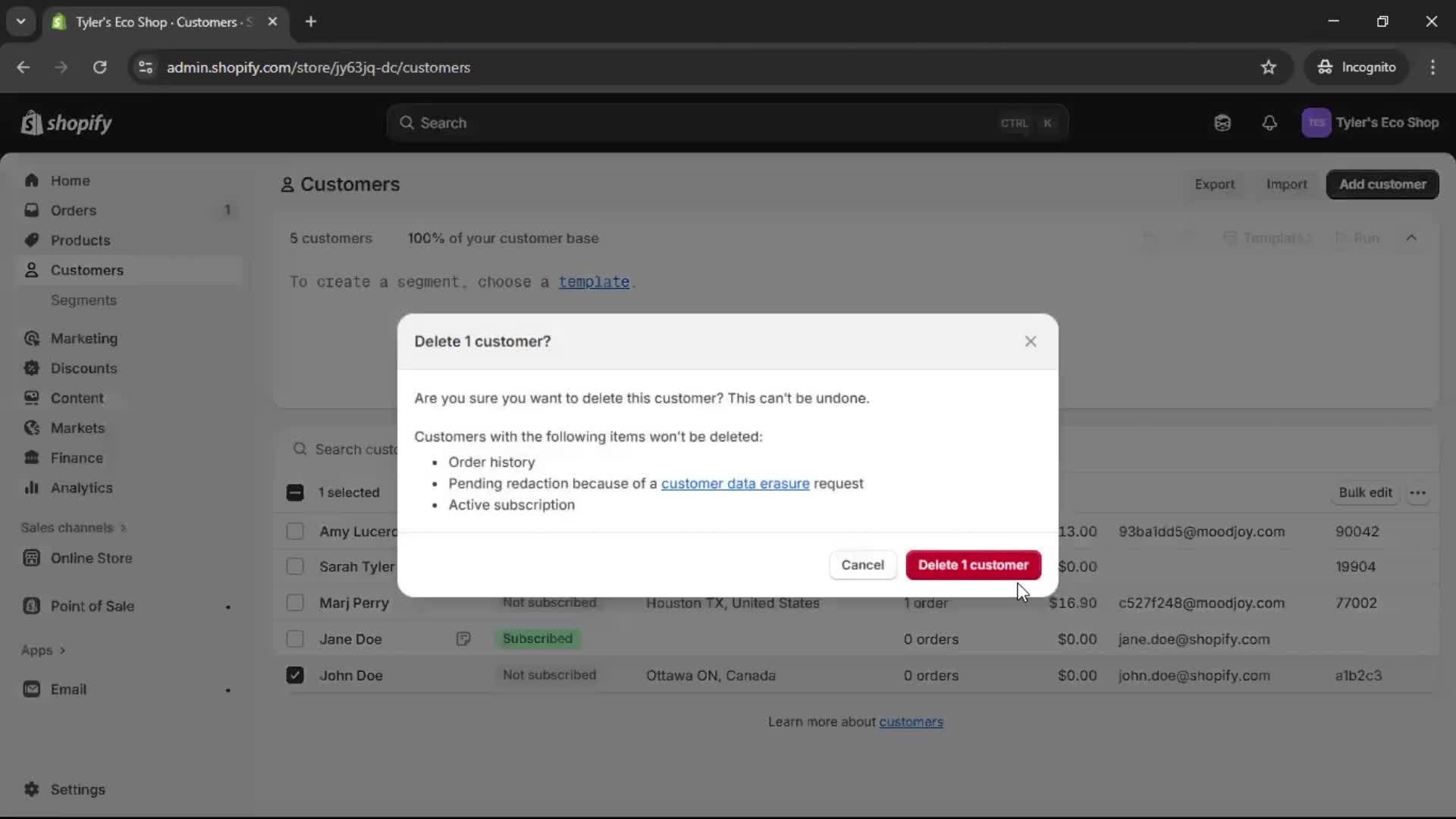 General browsing on Shopify video thumbnail