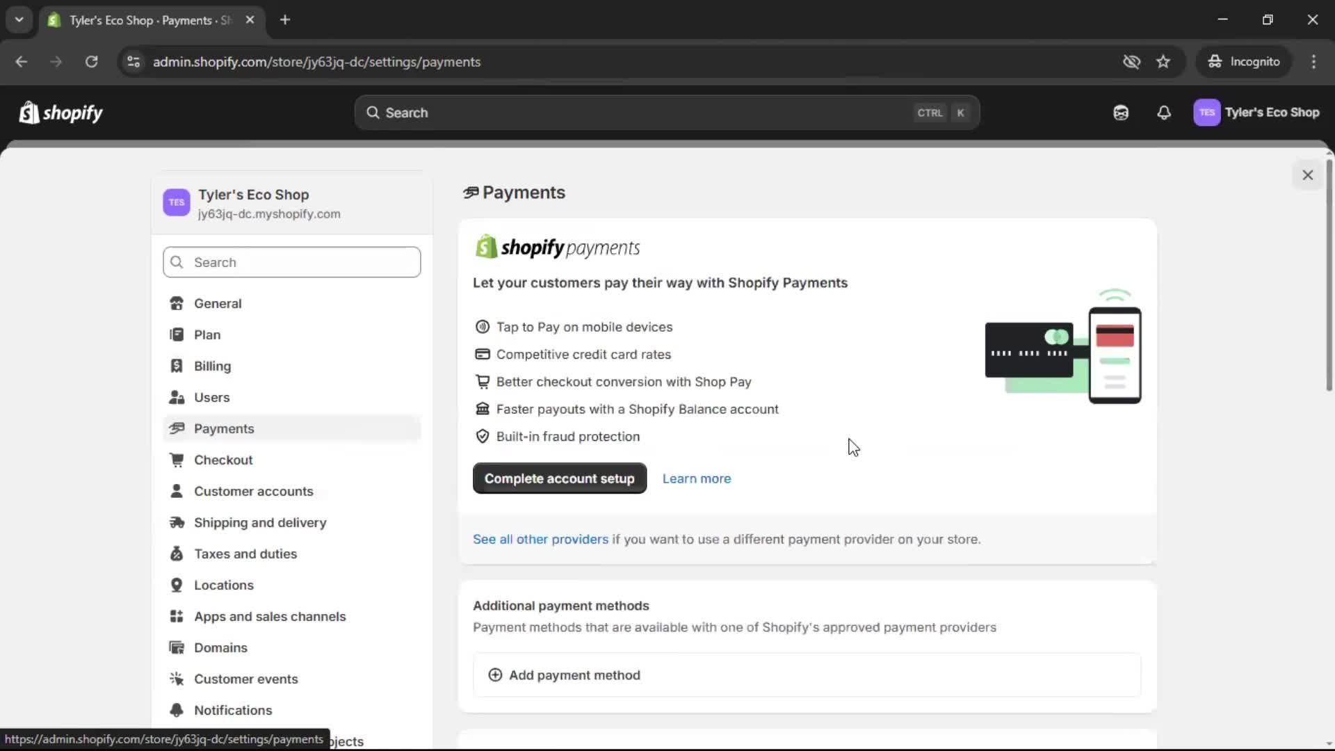 General browsing screenshot