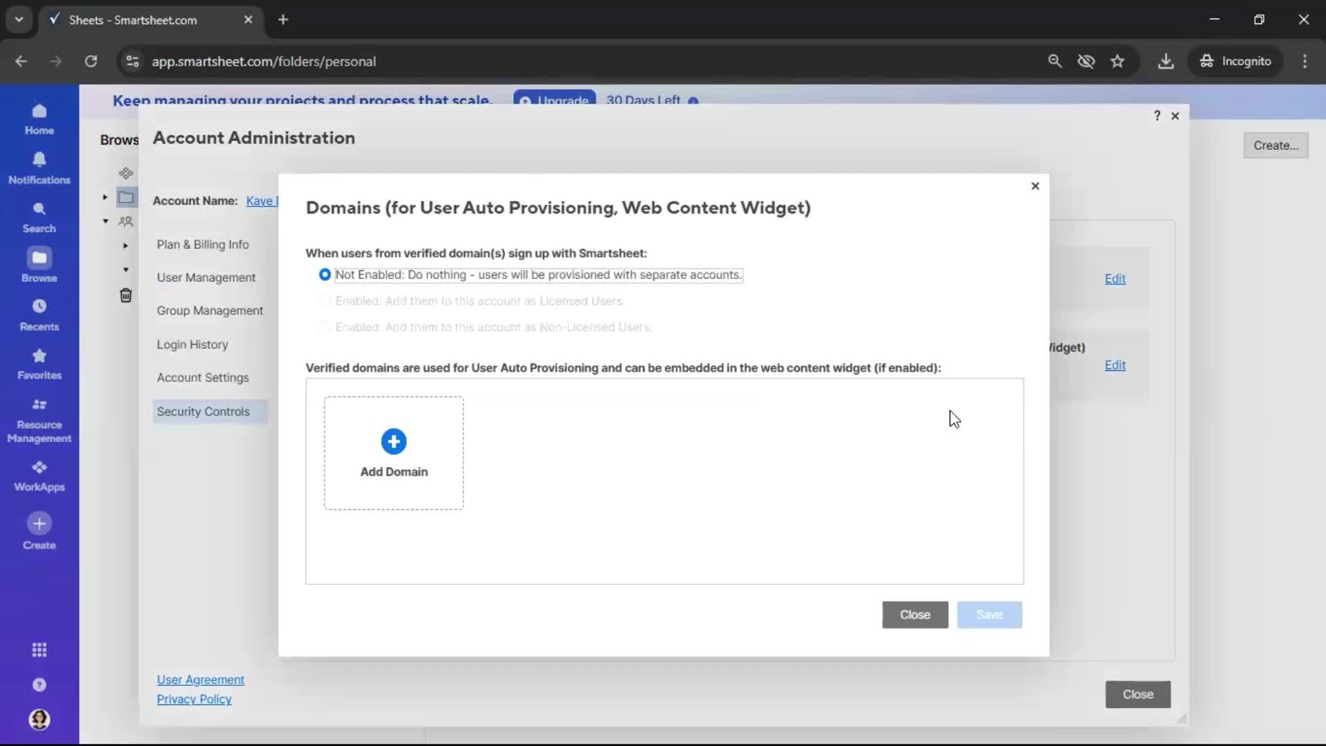 General browsing screenshot