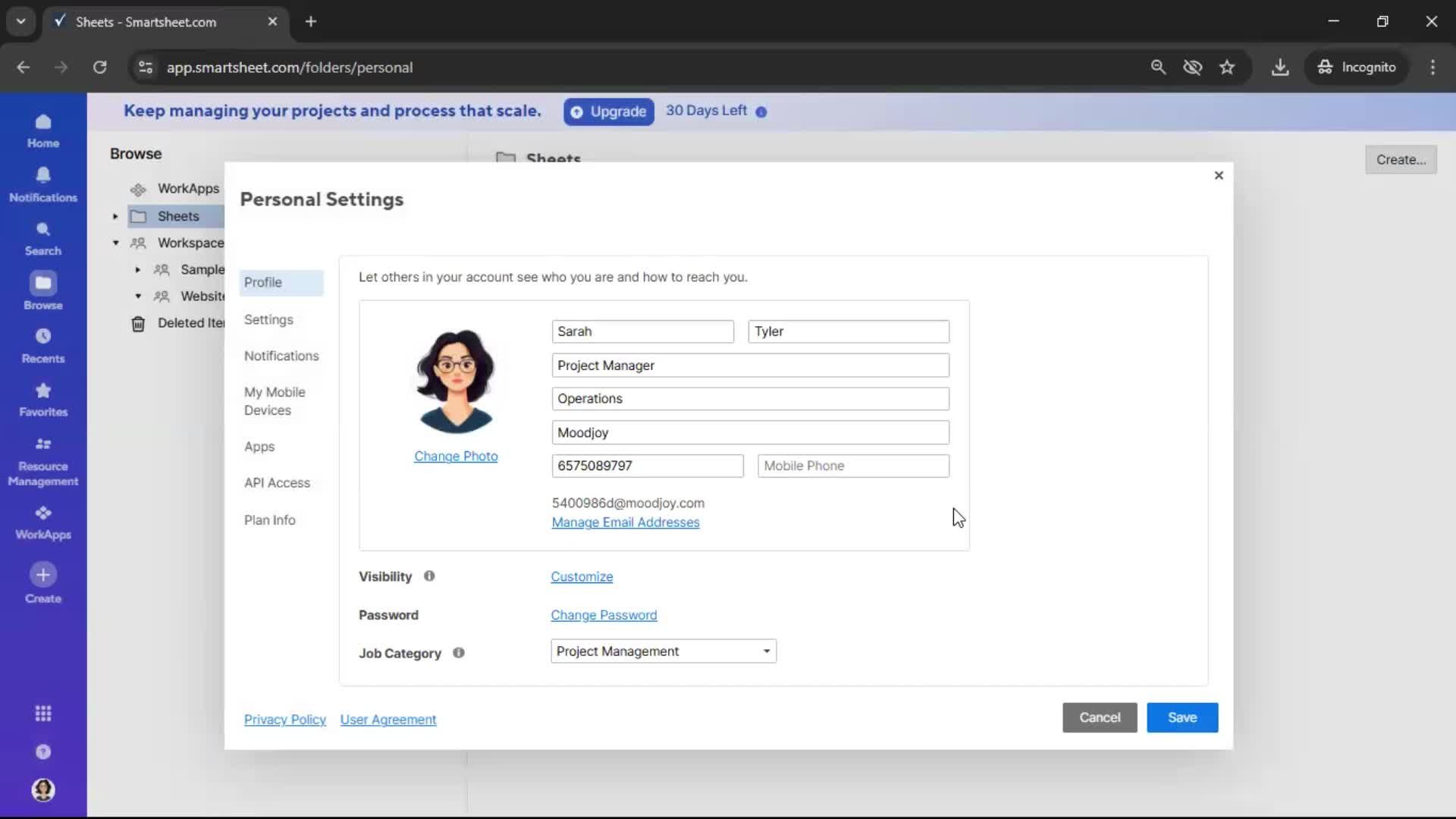 General browsing screenshot