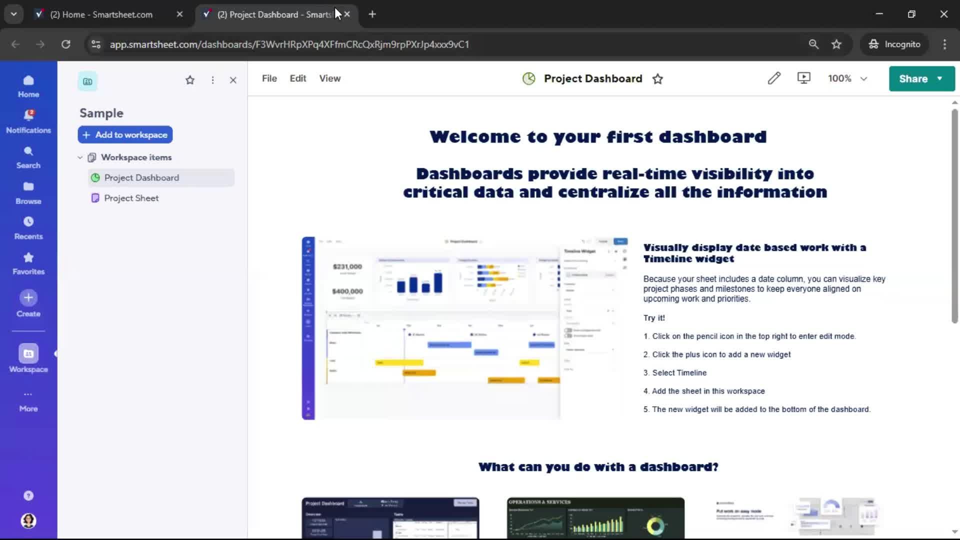 General browsing screenshot