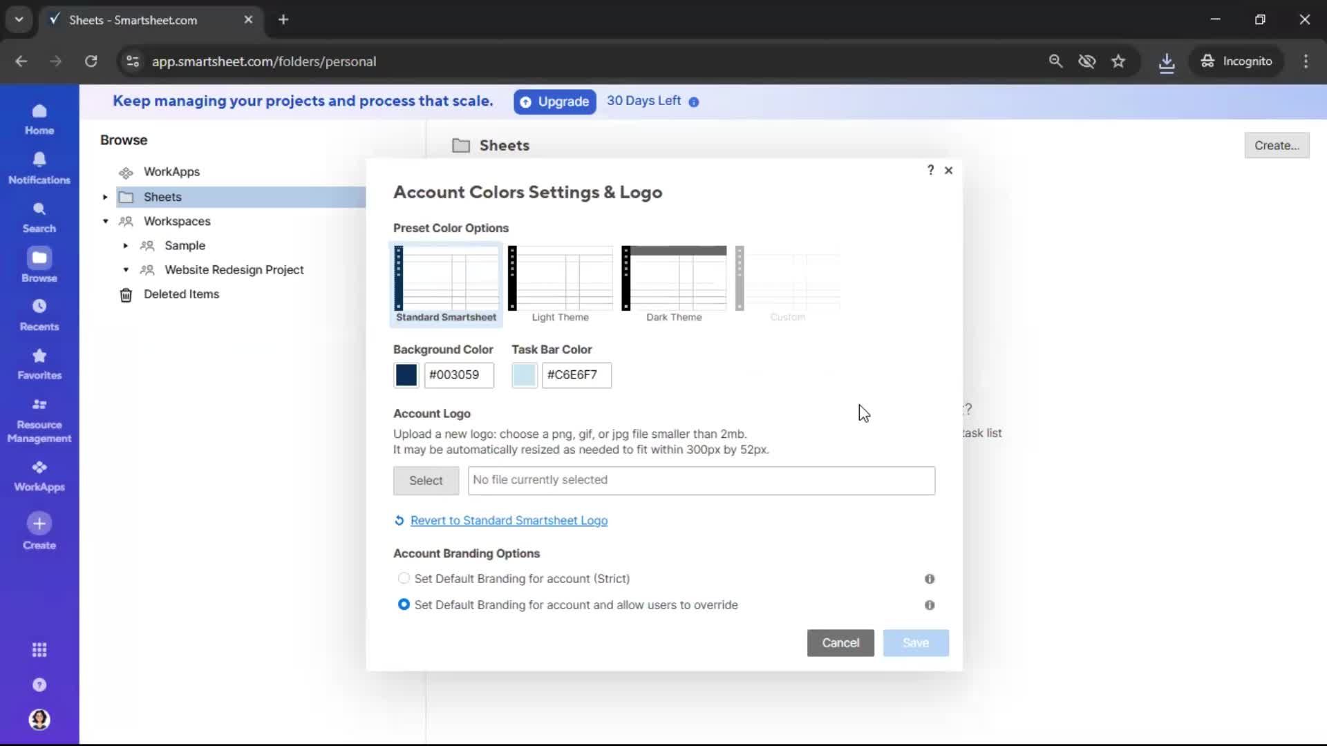 General browsing screenshot
