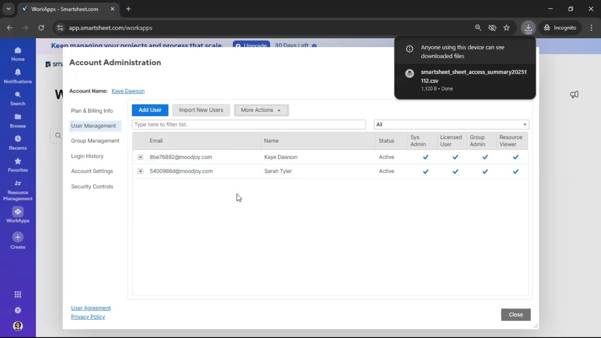 General browsing screenshot