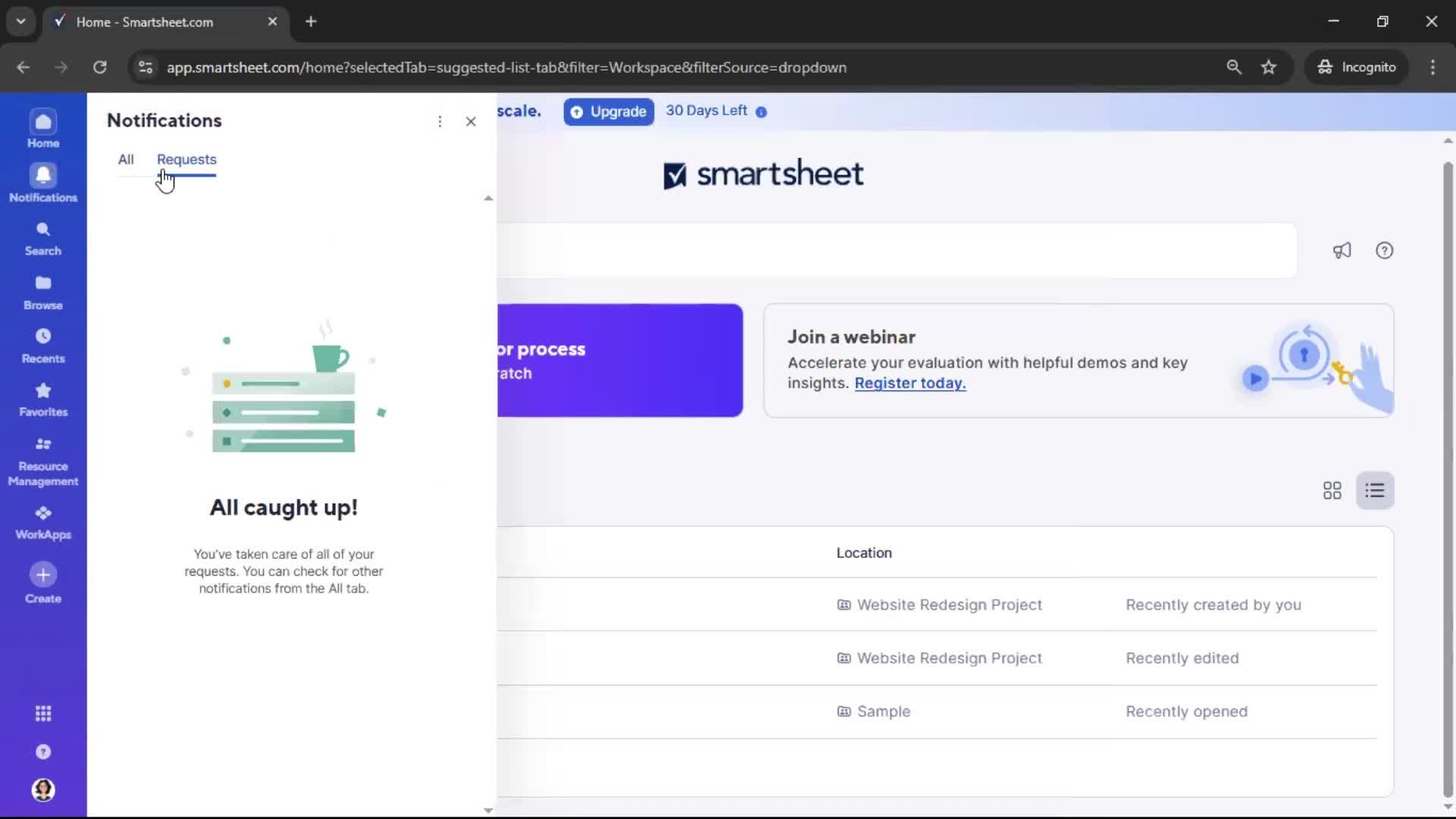 General browsing screenshot