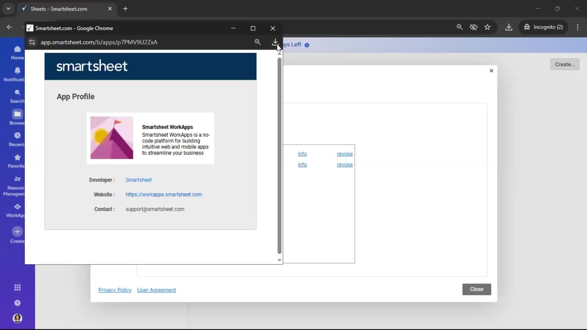 General browsing screenshot