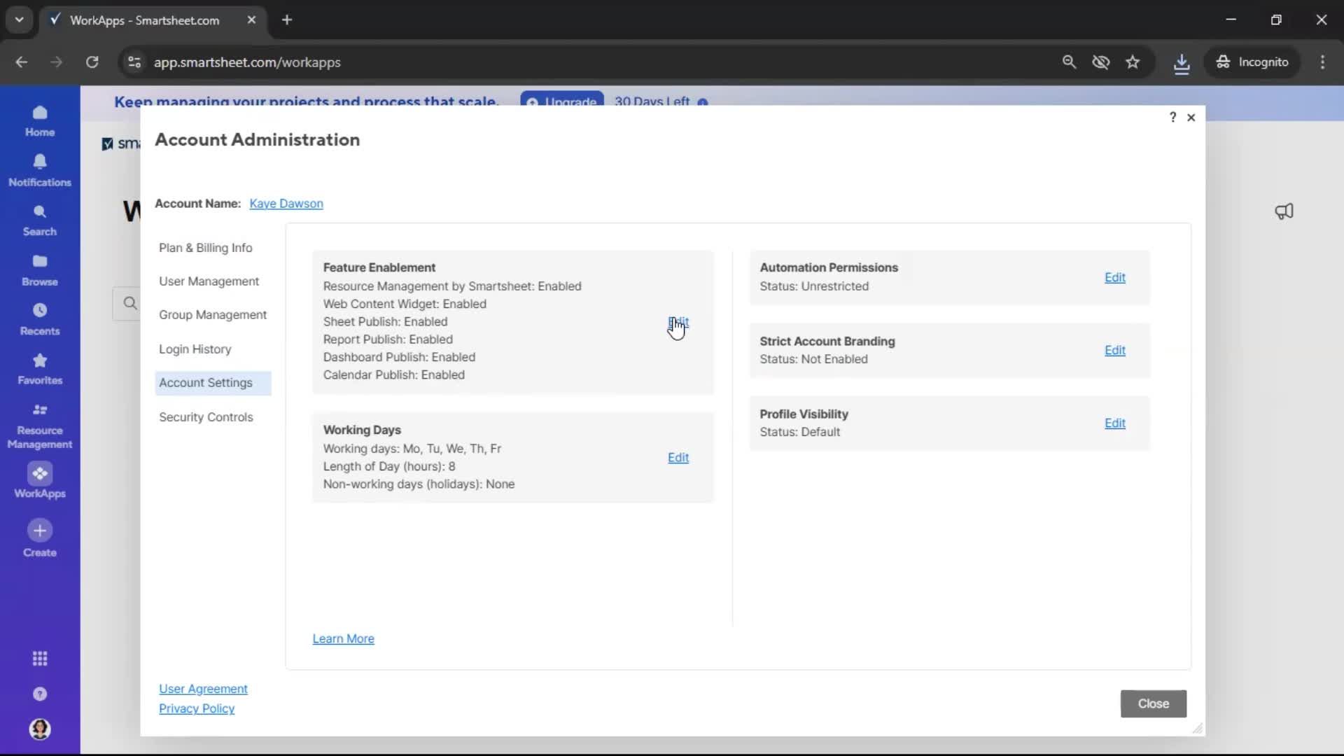 General browsing screenshot