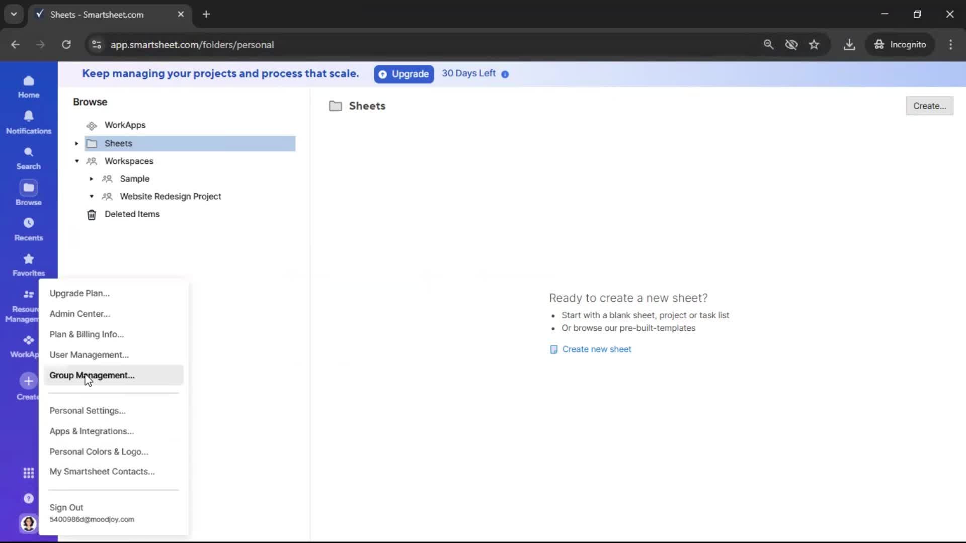 General browsing screenshot