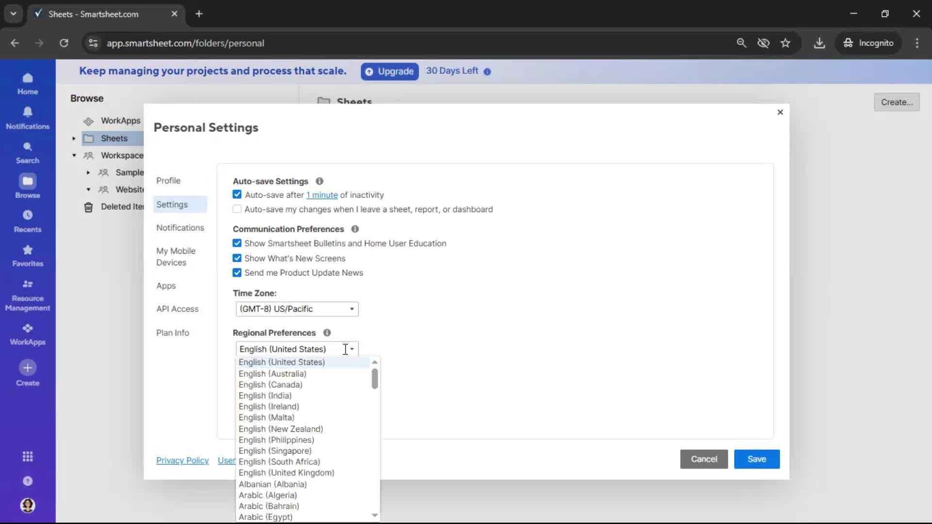 General browsing screenshot