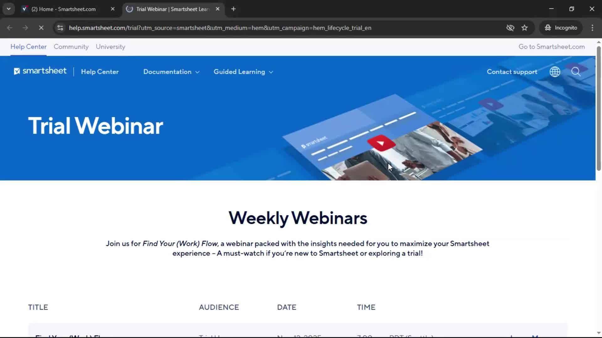 General browsing screenshot
