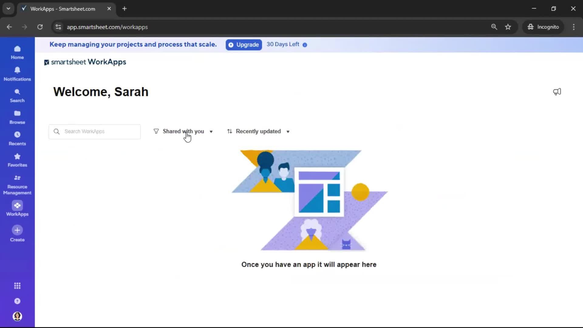 General browsing screenshot
