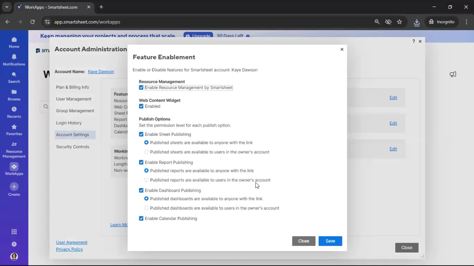 General browsing screenshot