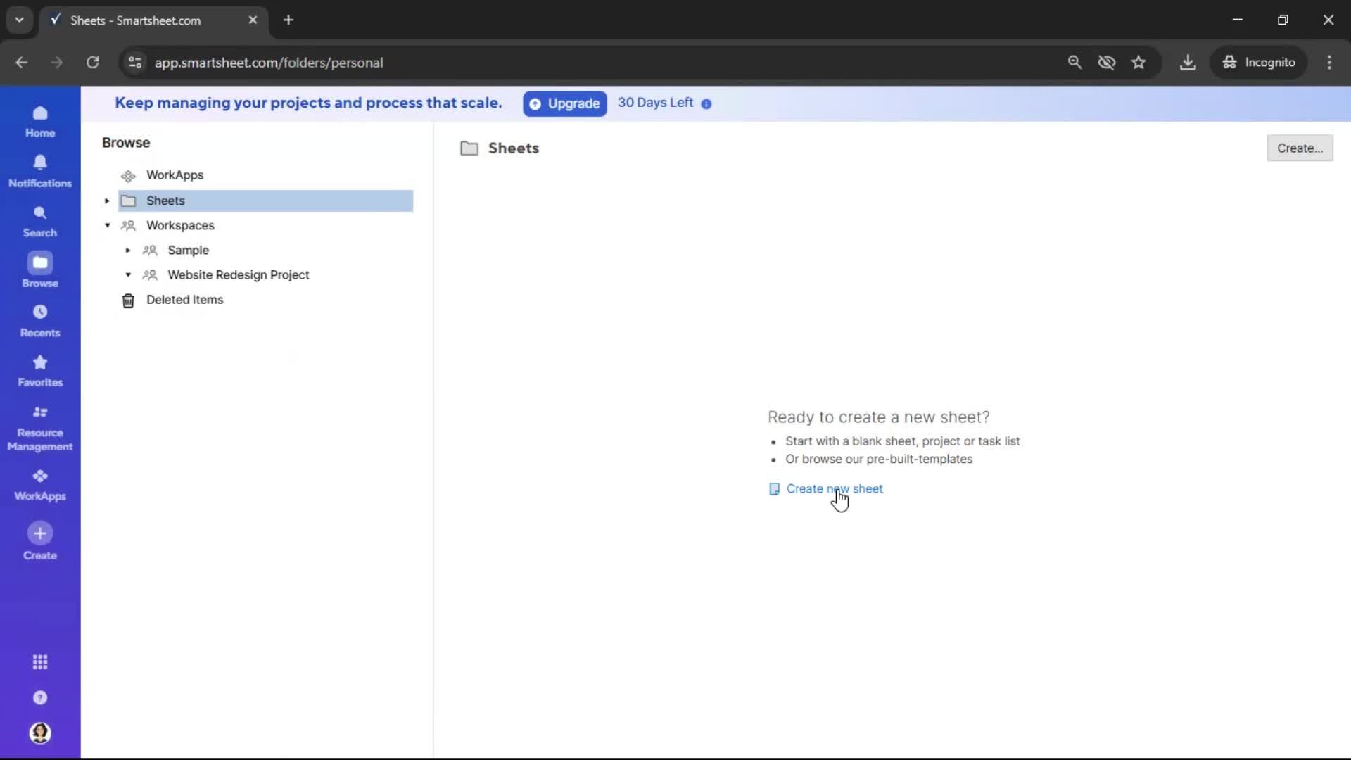 General browsing screenshot