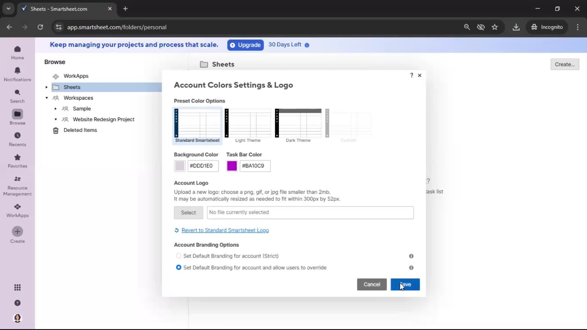 General browsing screenshot