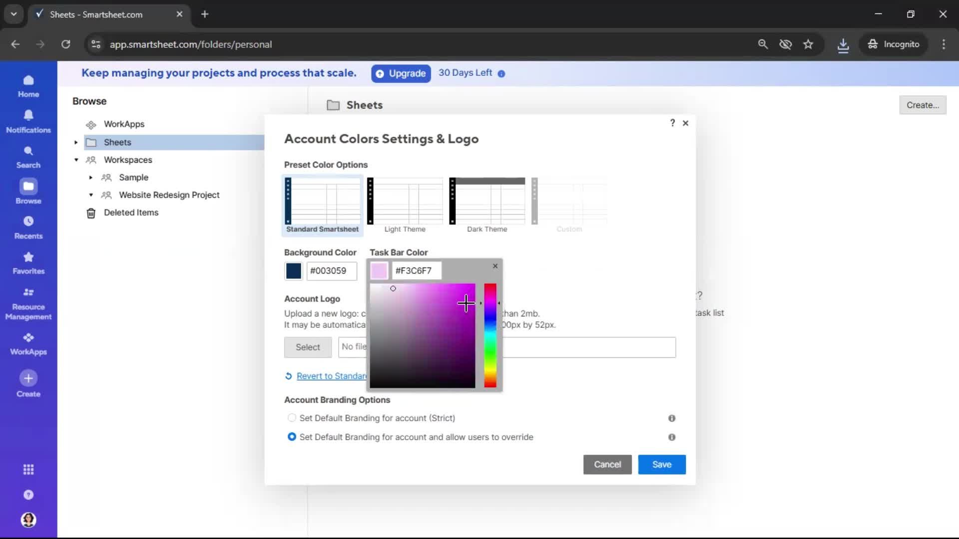 General browsing screenshot