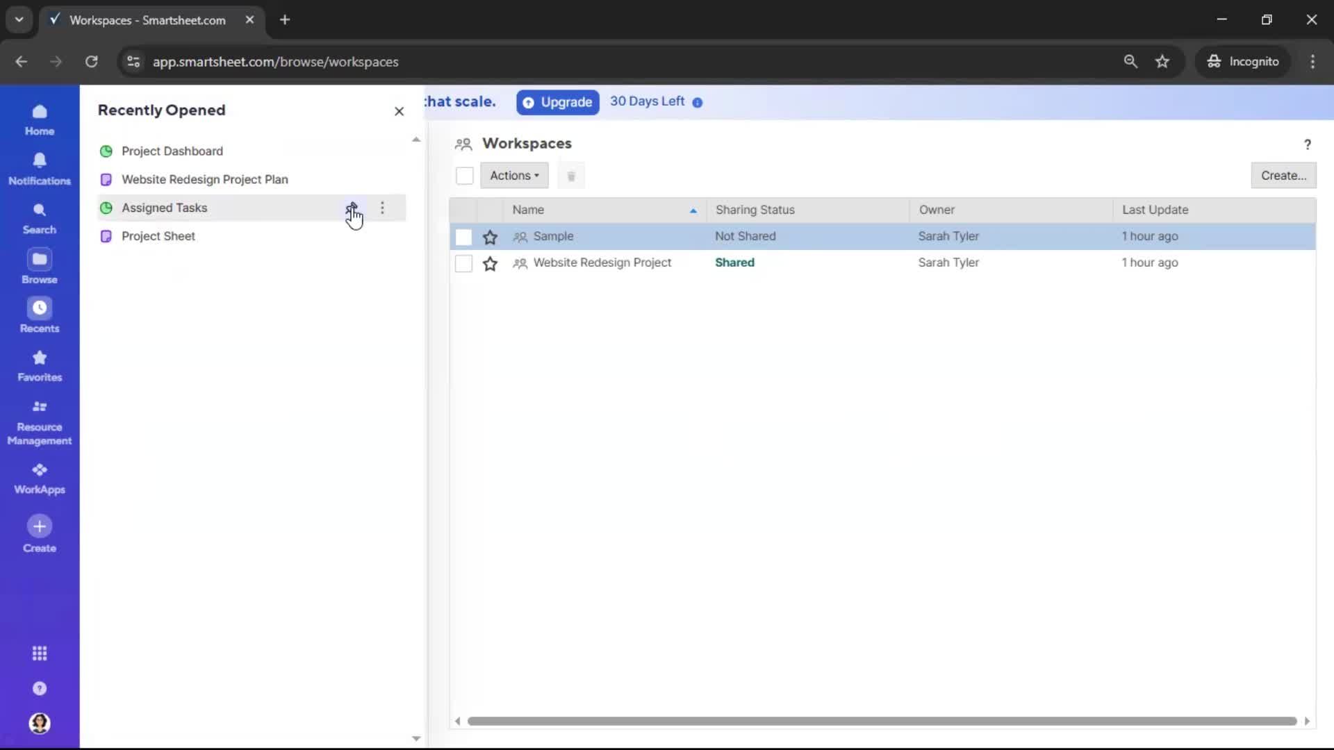 General browsing screenshot