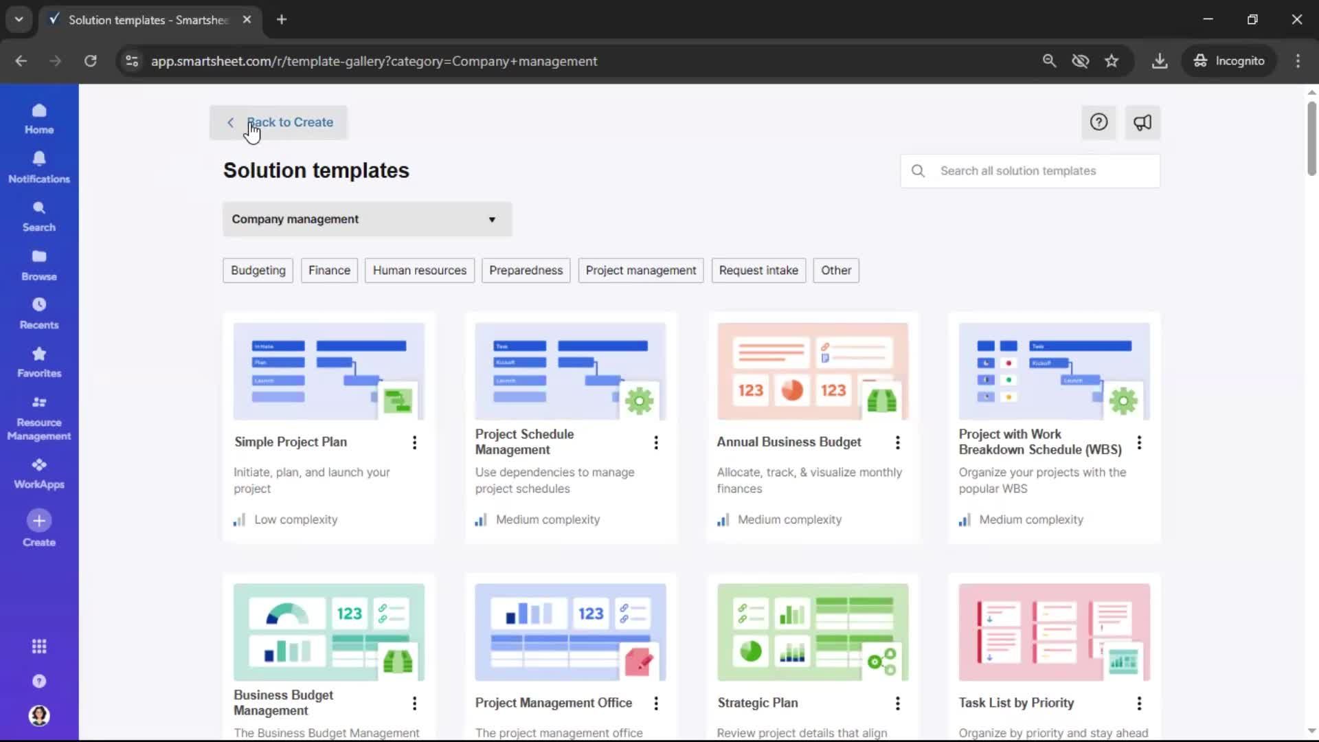 General browsing screenshot