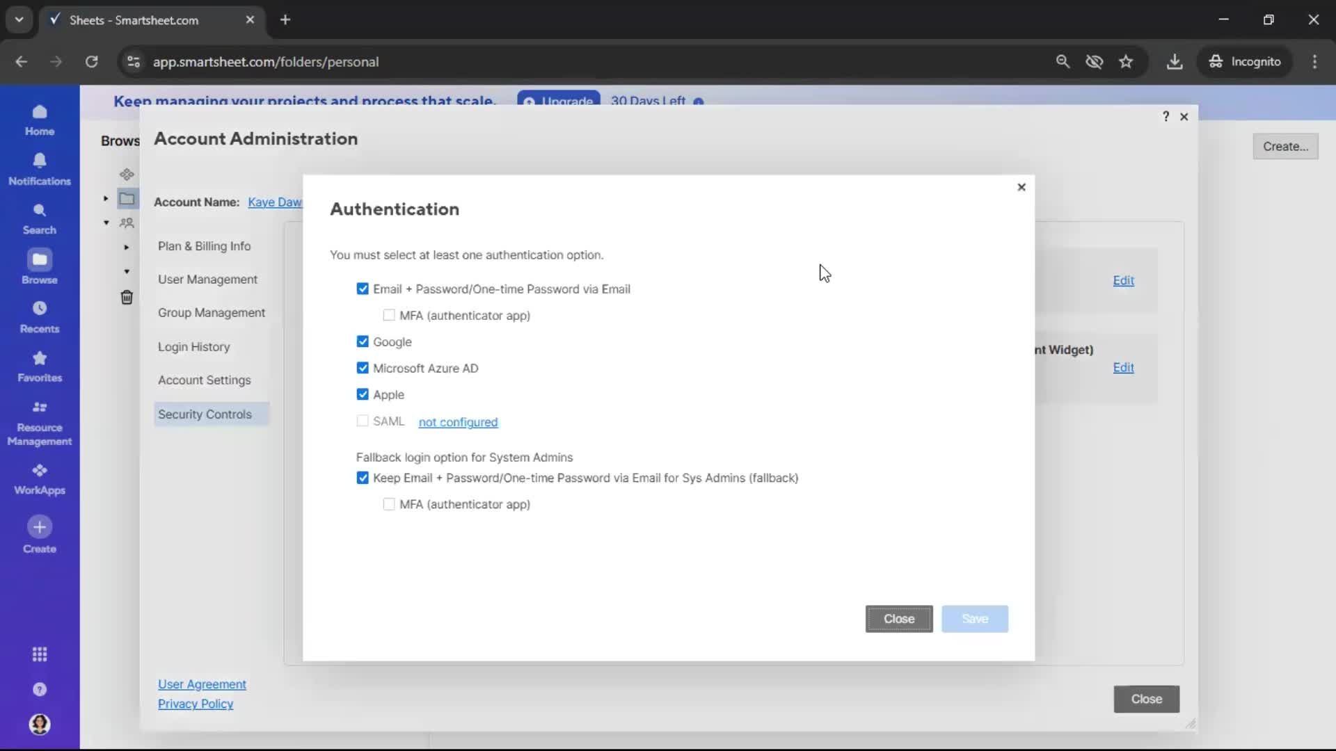 General browsing screenshot