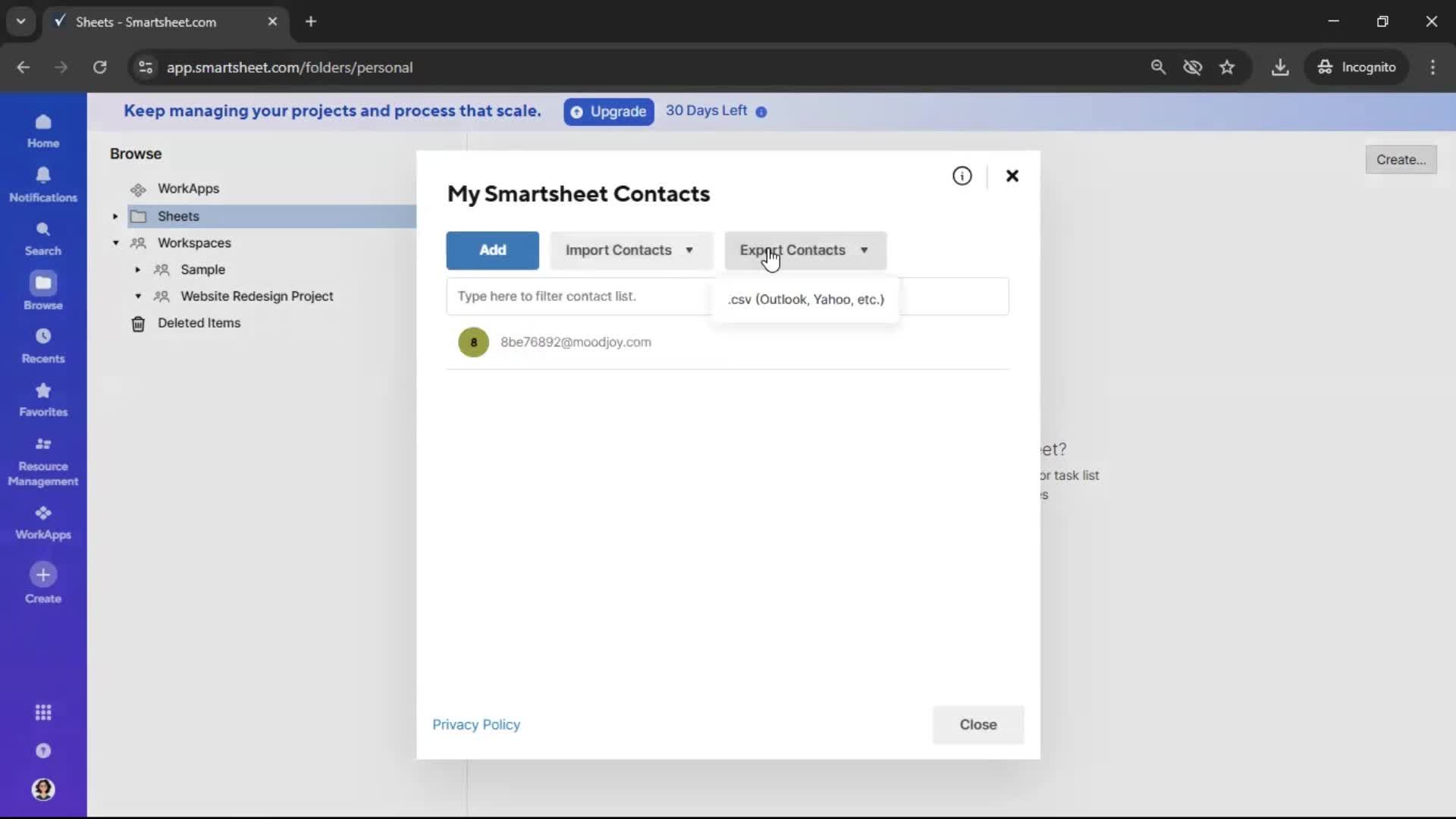 General browsing screenshot