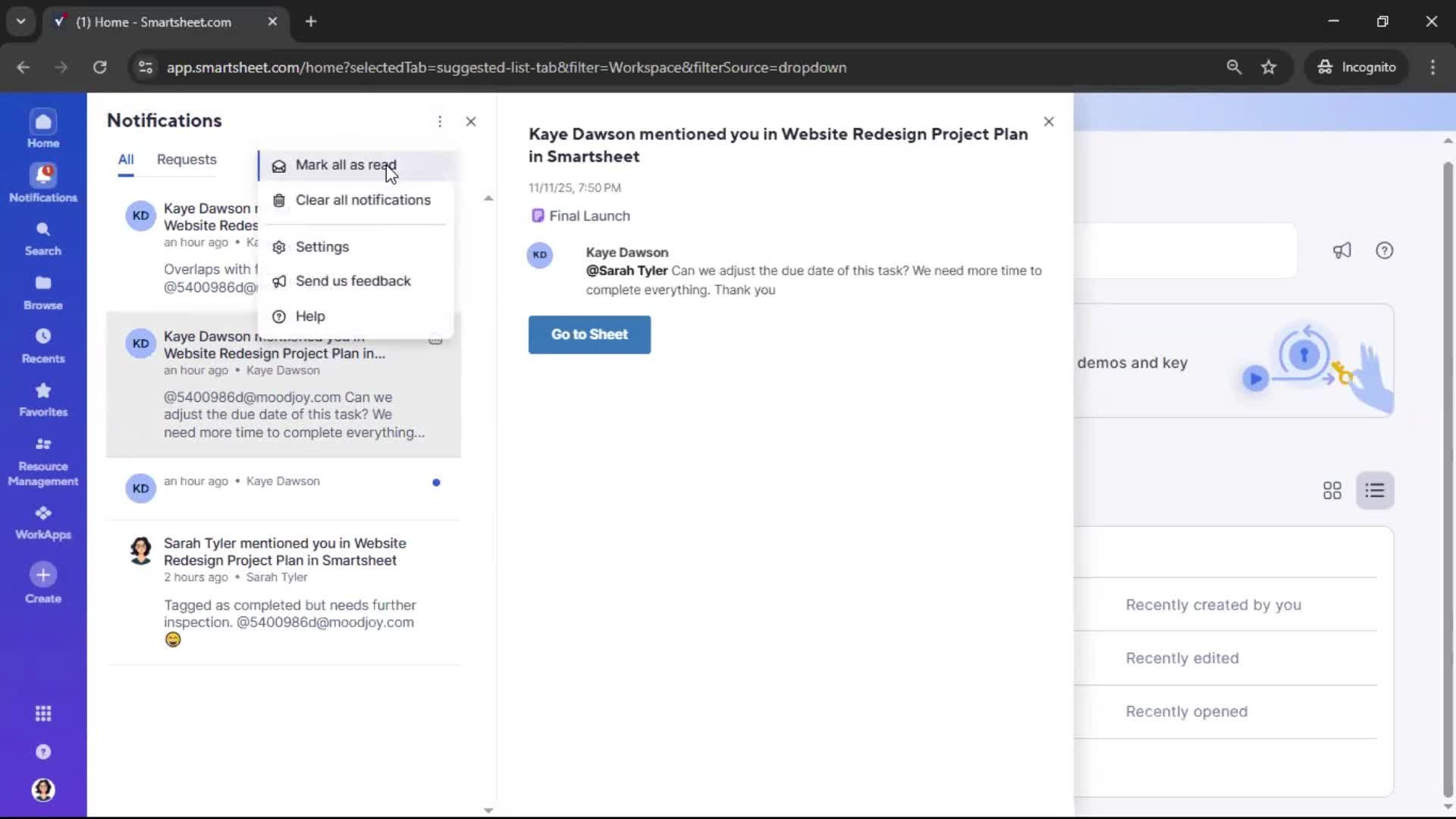 General browsing screenshot