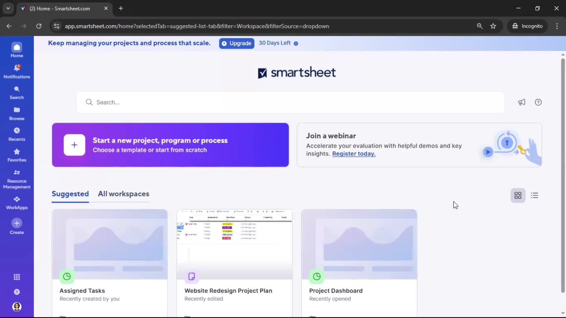 General browsing screenshot