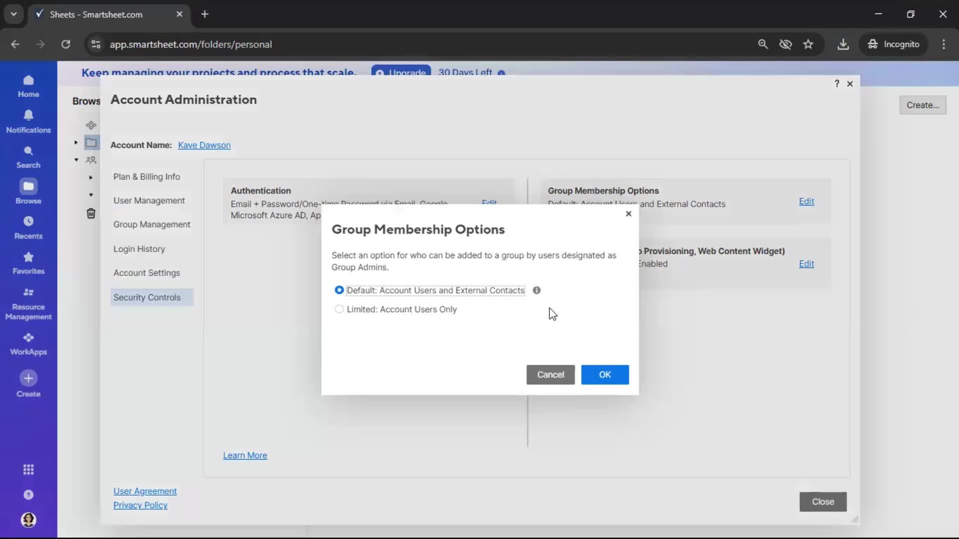 General browsing screenshot