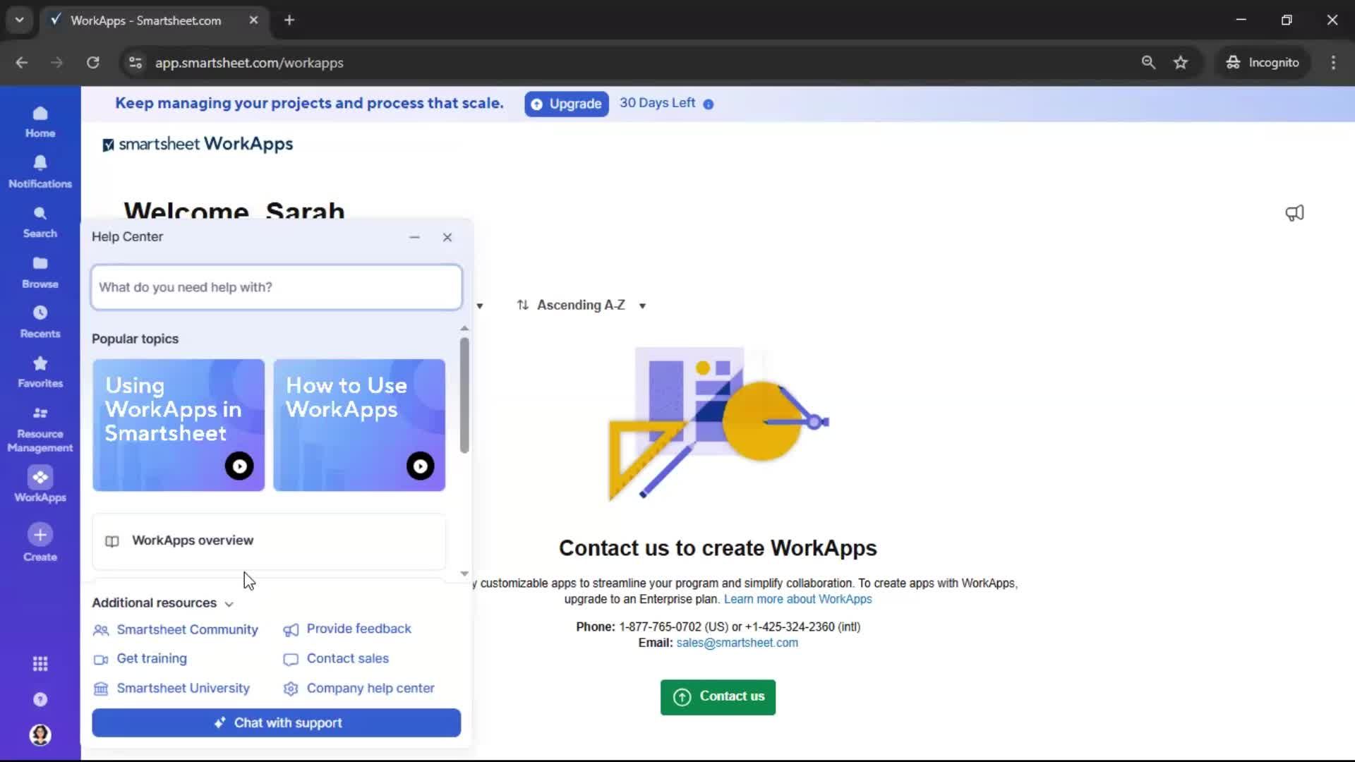 General browsing screenshot