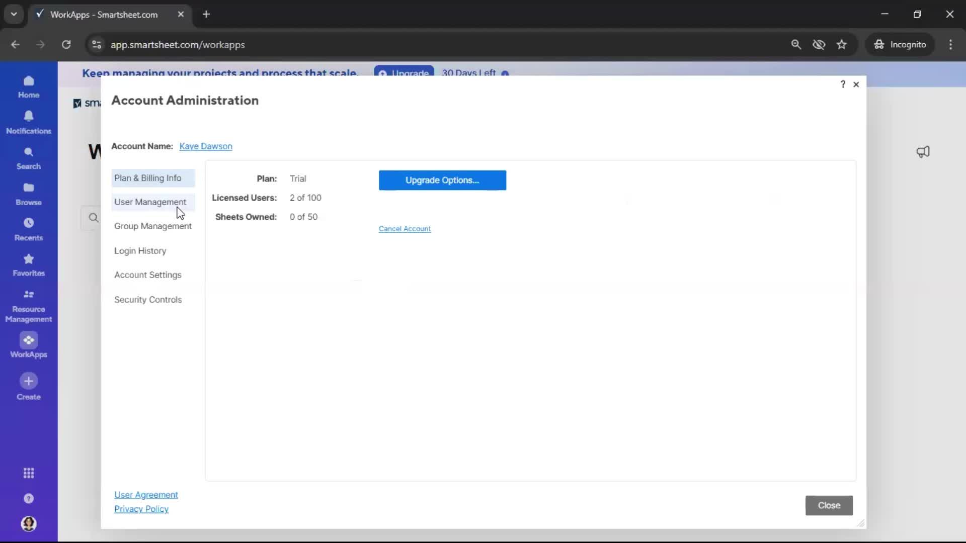 General browsing screenshot