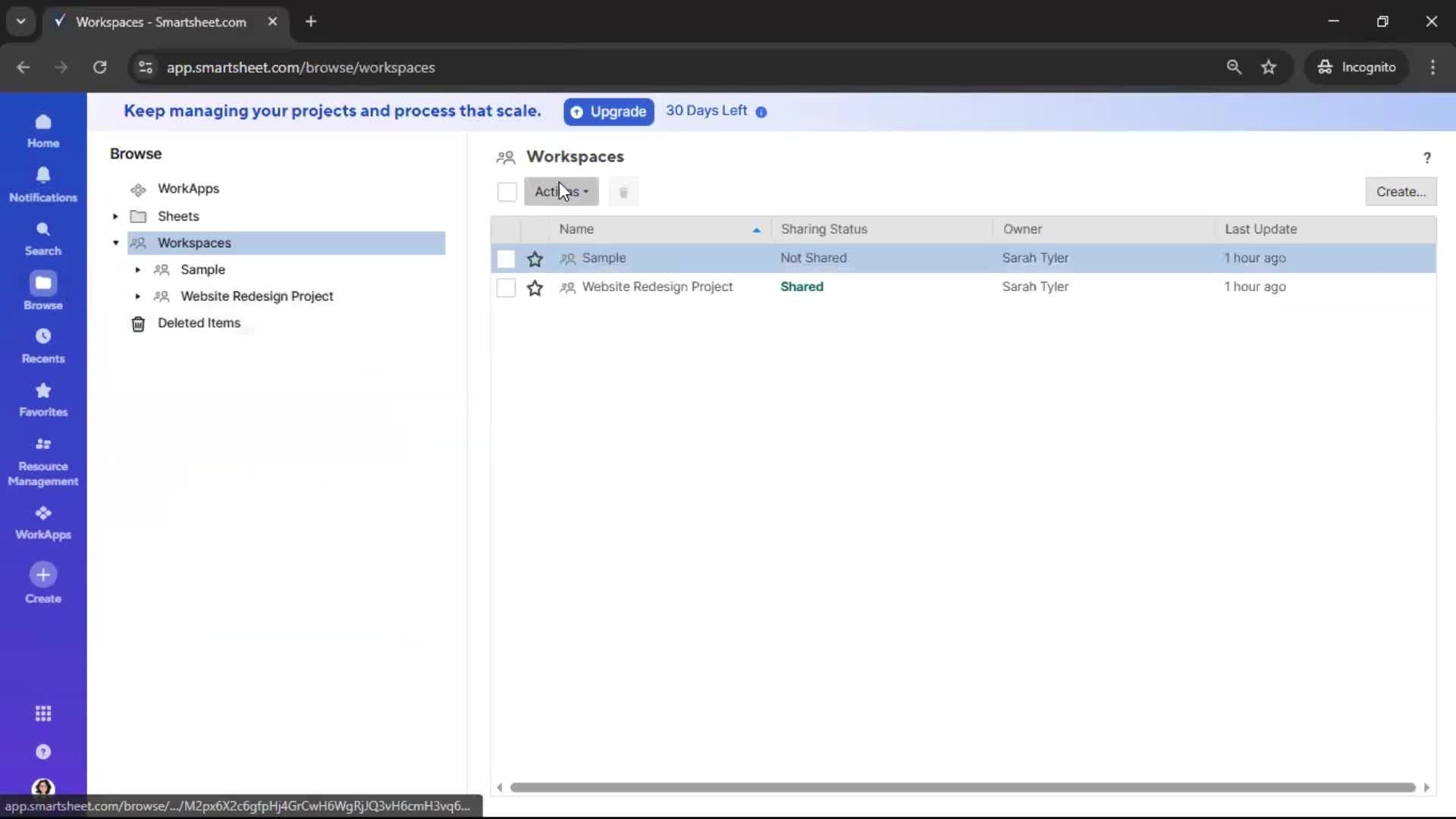General browsing screenshot