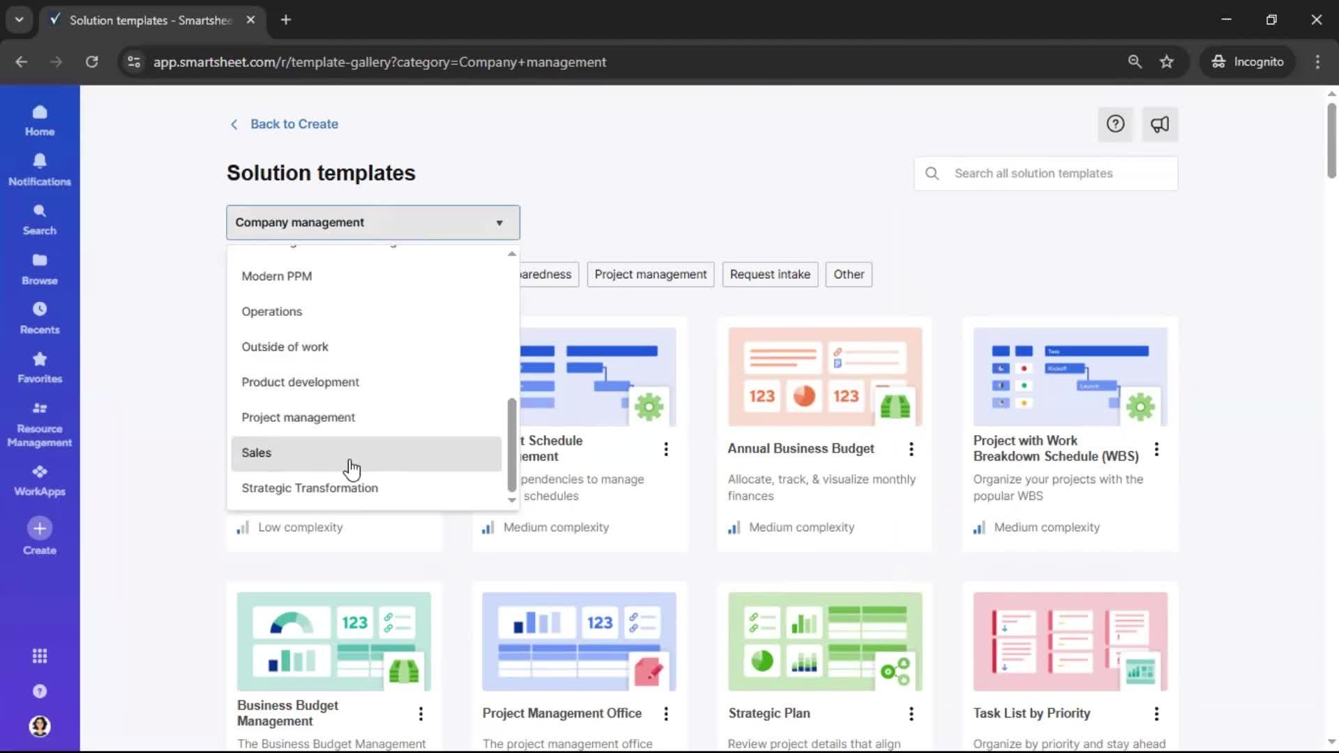 General browsing screenshot