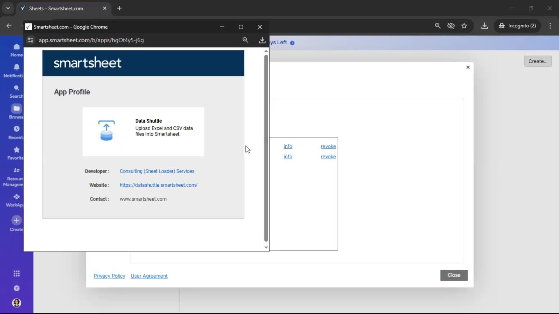 General browsing screenshot