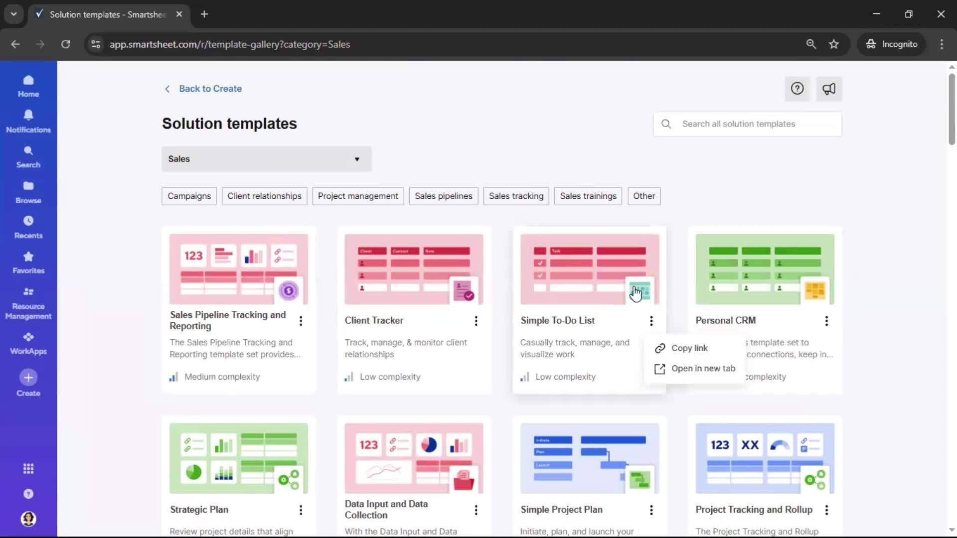 General browsing screenshot