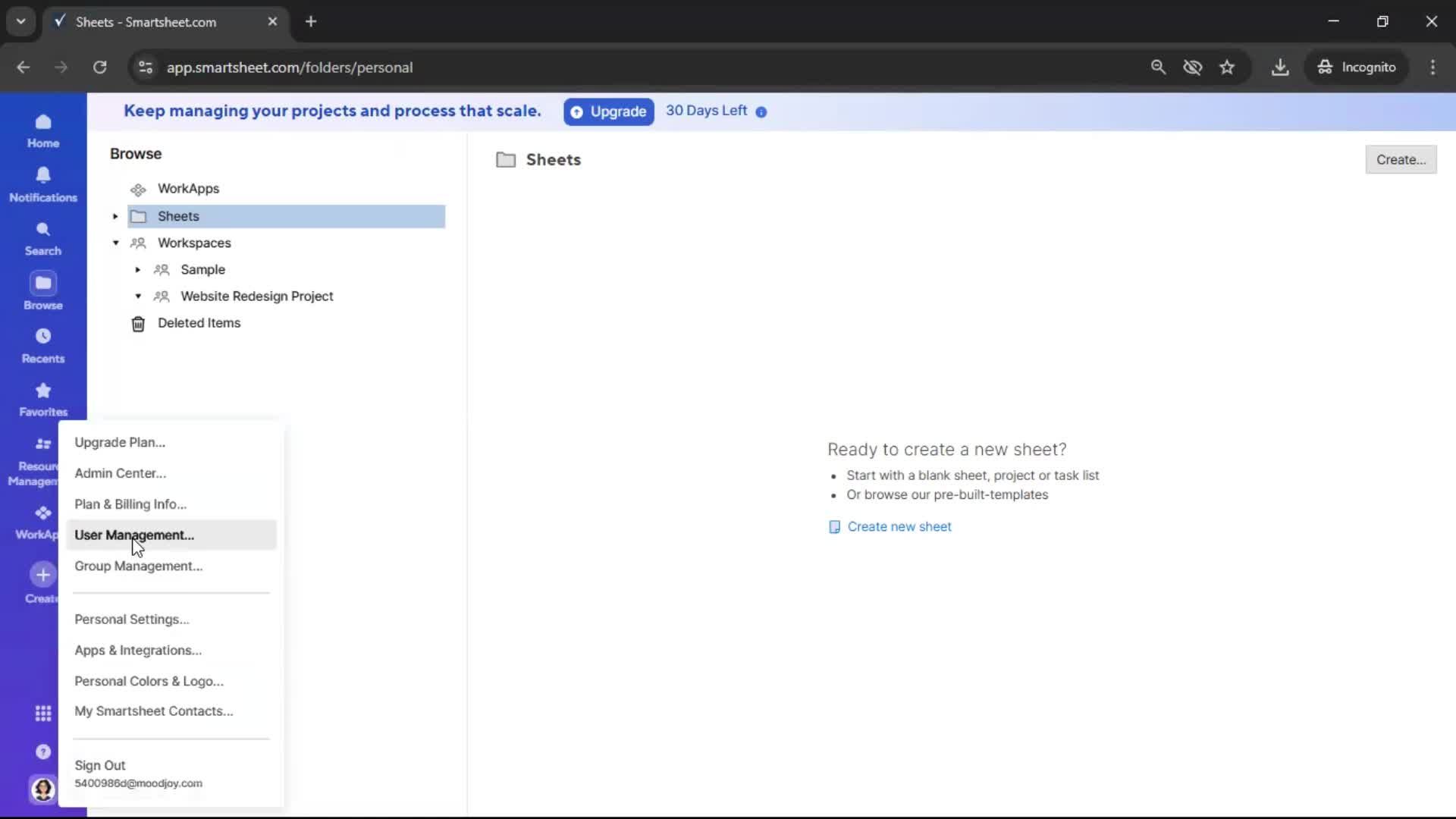 General browsing screenshot